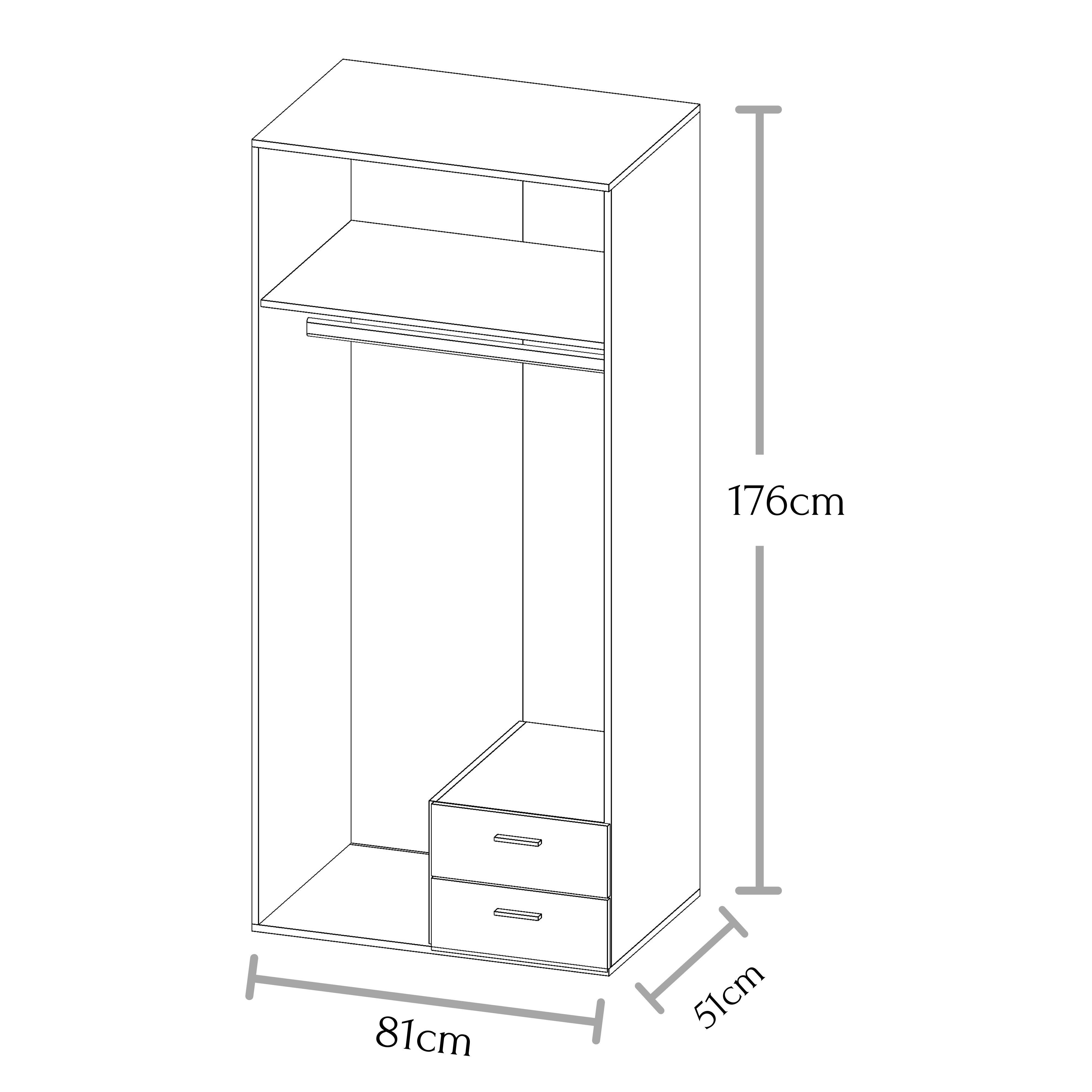 Drehtürenschrank BASE 2