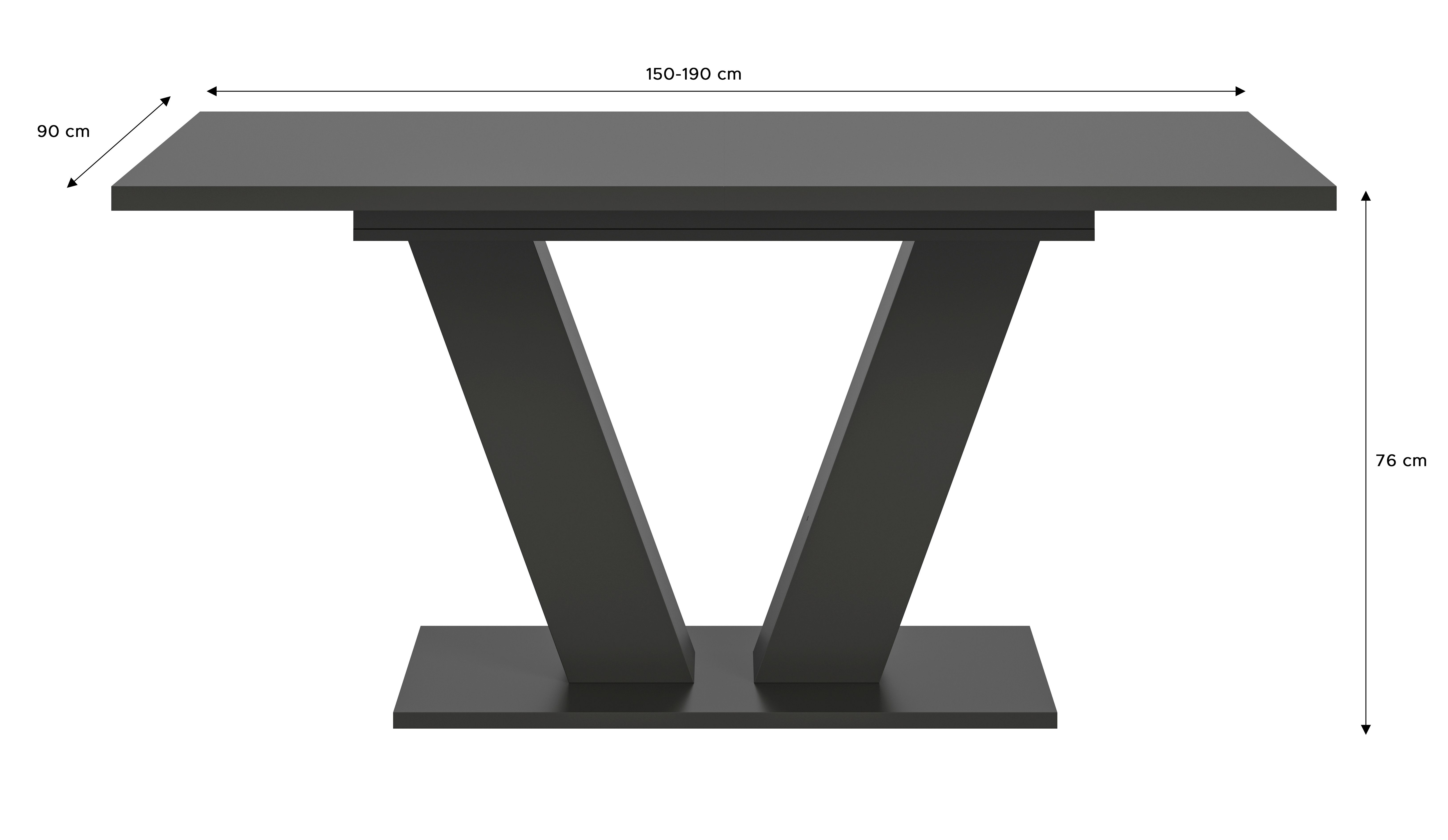 Ausziehbarer Esstisch MOTION Ausziehbarer Esstisch MOTION