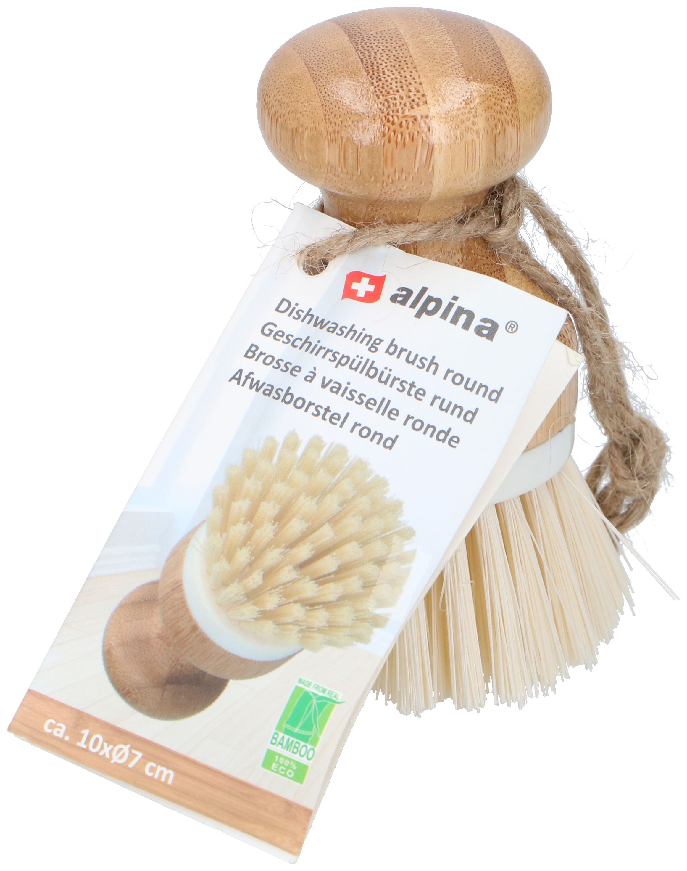 Spülbürste rund Bambus ALPINA