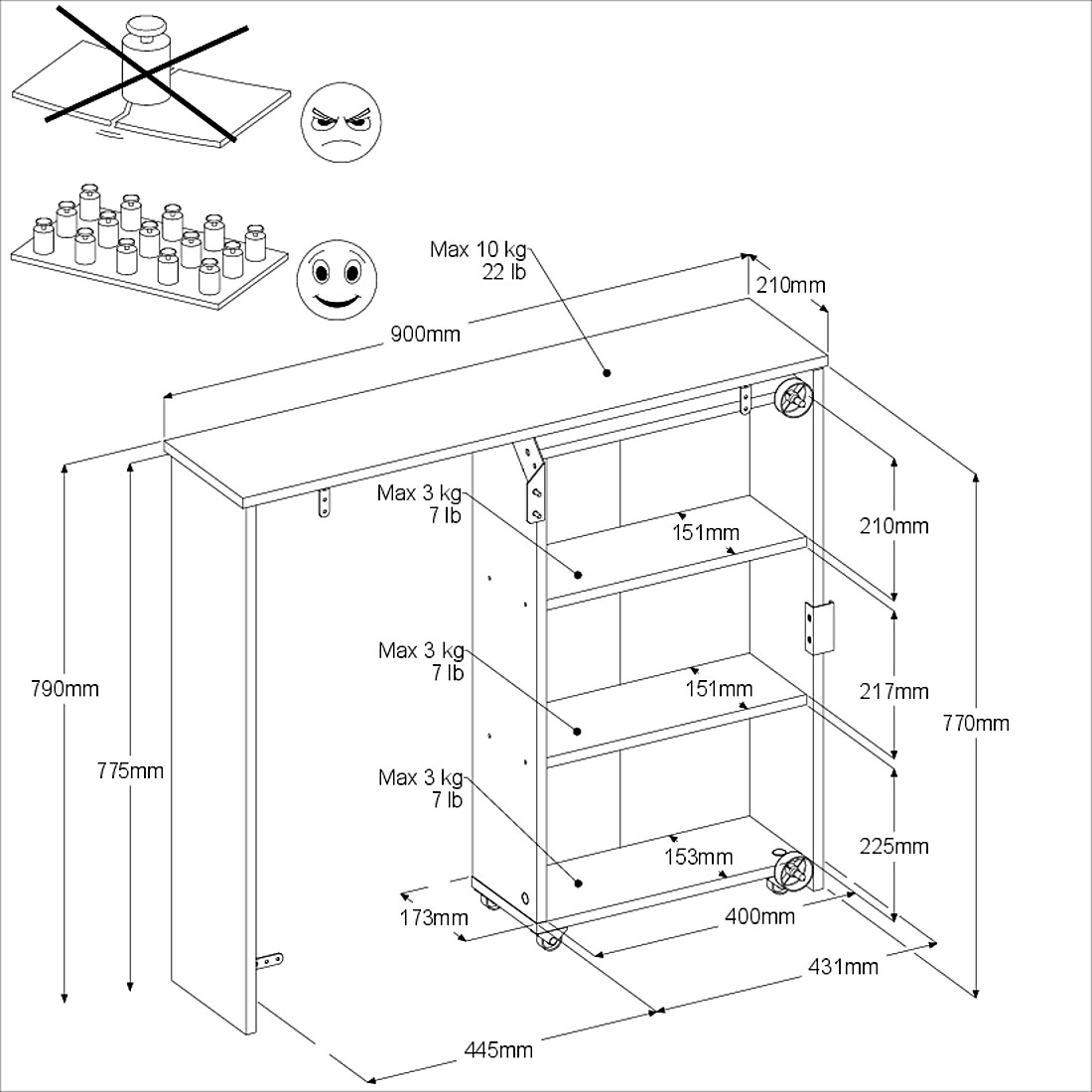 Jugendzimmer 3-teilig LAS VEGAS 7 Jugendzimmer 3-teilig LAS VEGAS 7