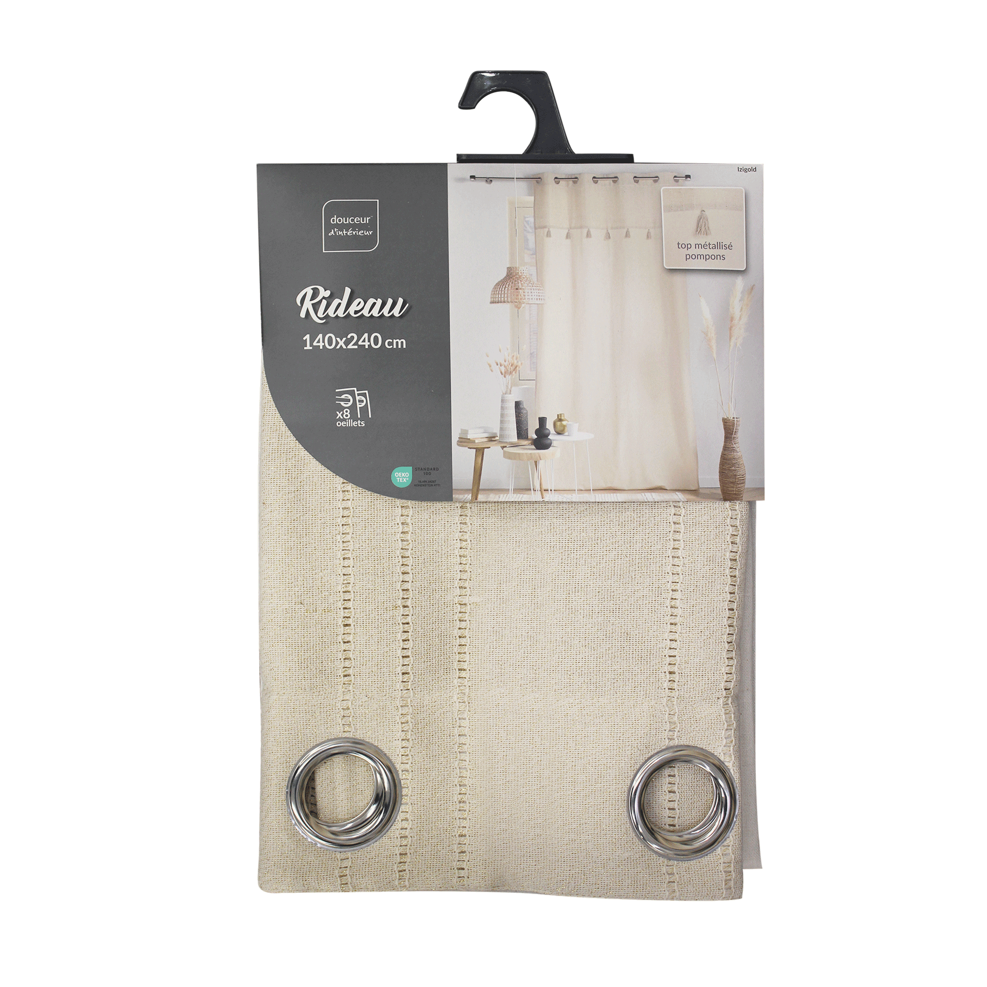 Gardine mit Öesen IZIG Gardine mit Öesen IZIG