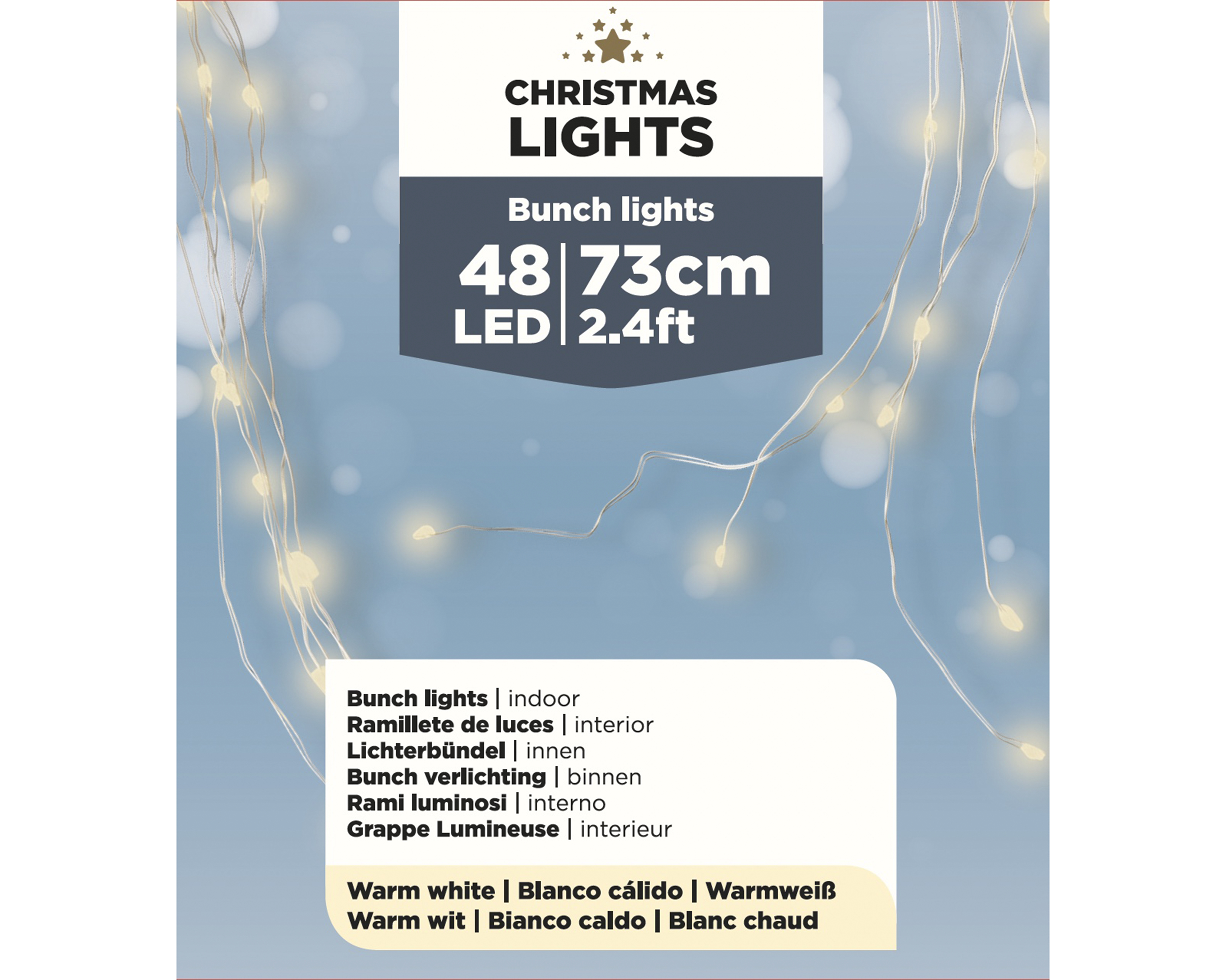Micro LED Bündel 73cm warmweiß CHRISTMAS LIGHTS