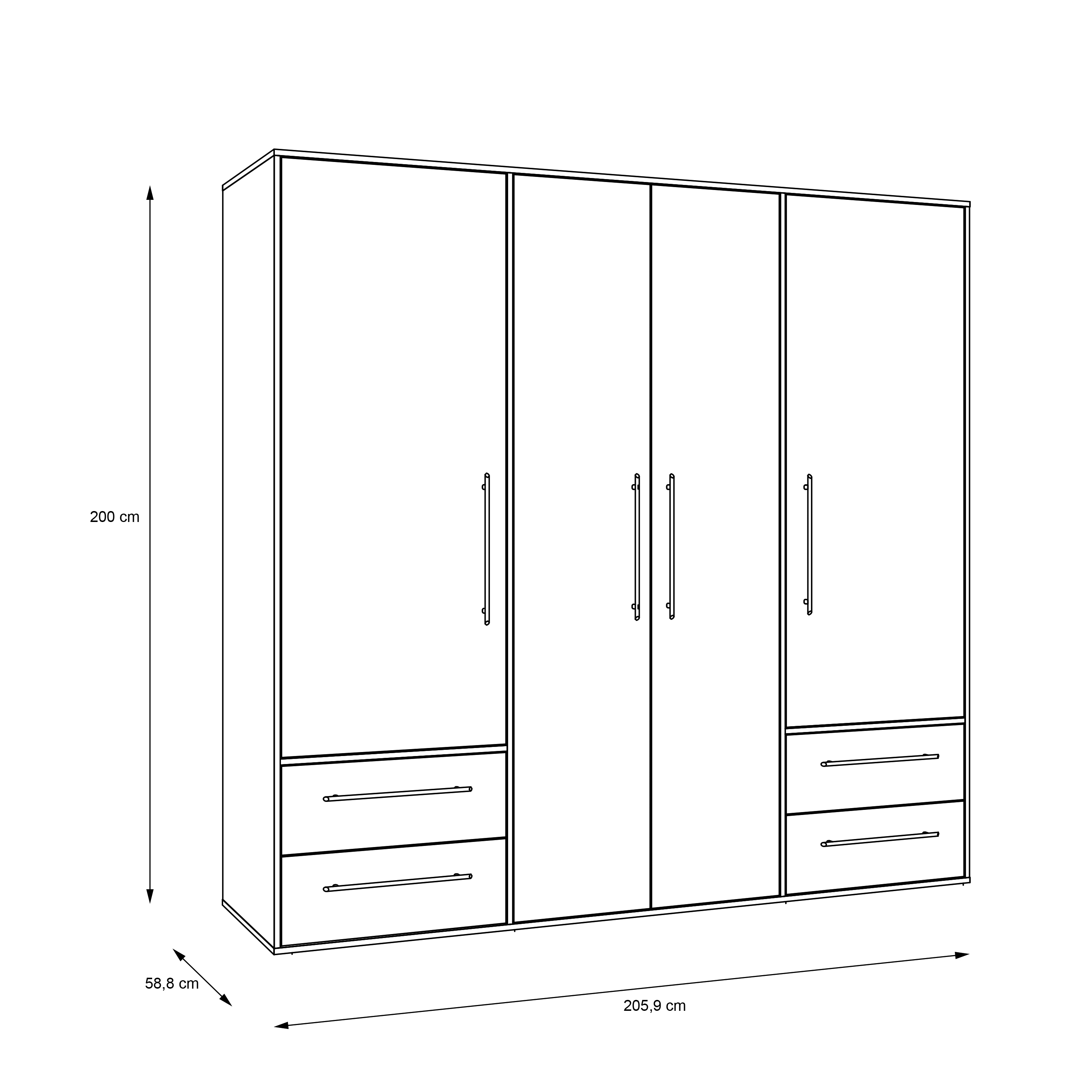 Drehtürenschrank VALGA Drehtürenschrank VALGA