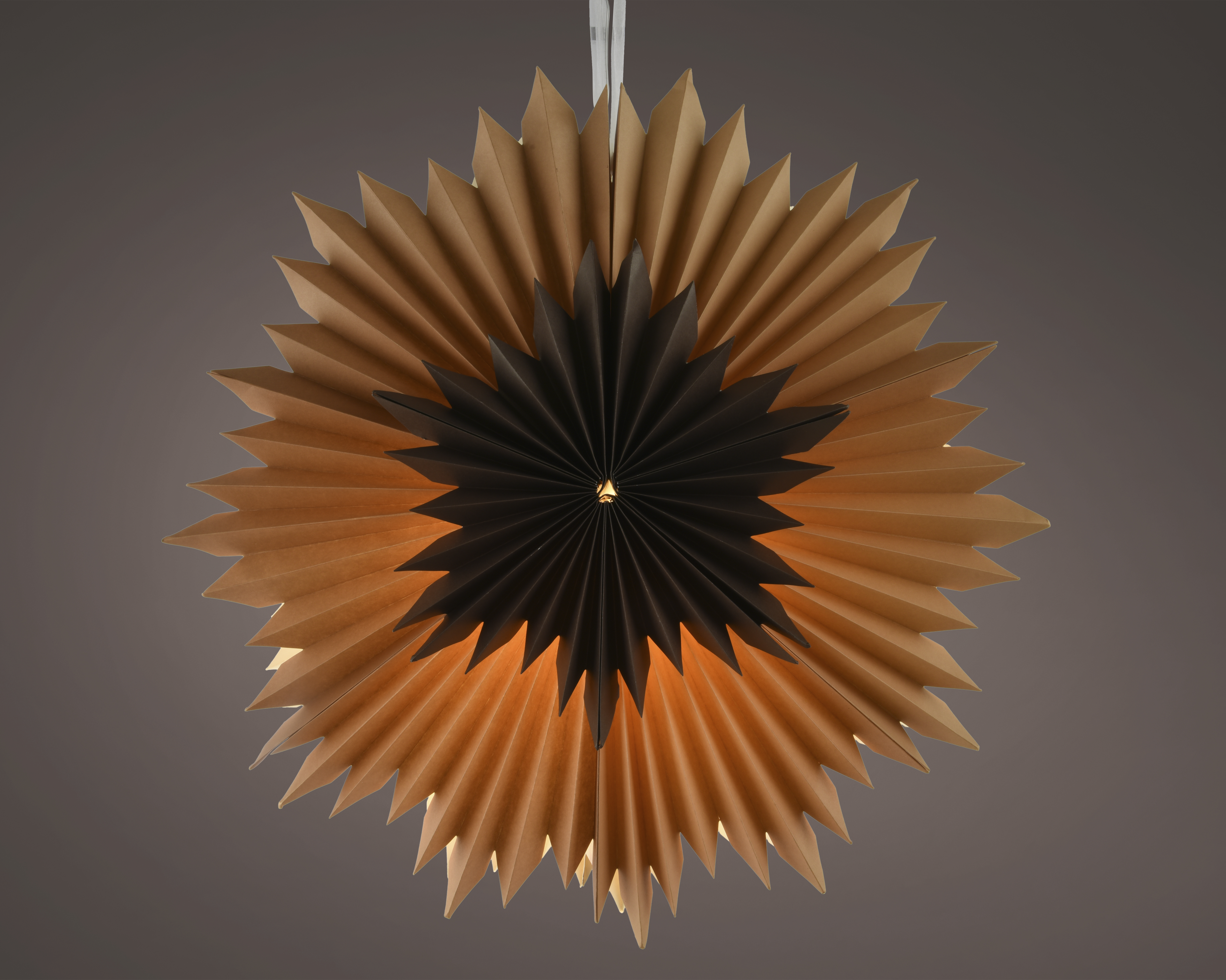 LED Papierstern CHRISTMAS