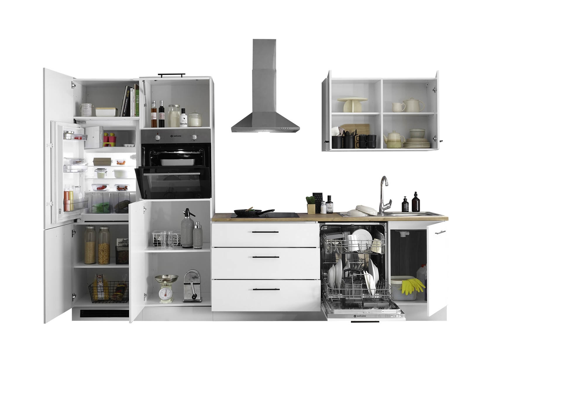Küchenblock mit Elektrogeräten TIROL Küchenblock mit Elektrogeräten TIROL