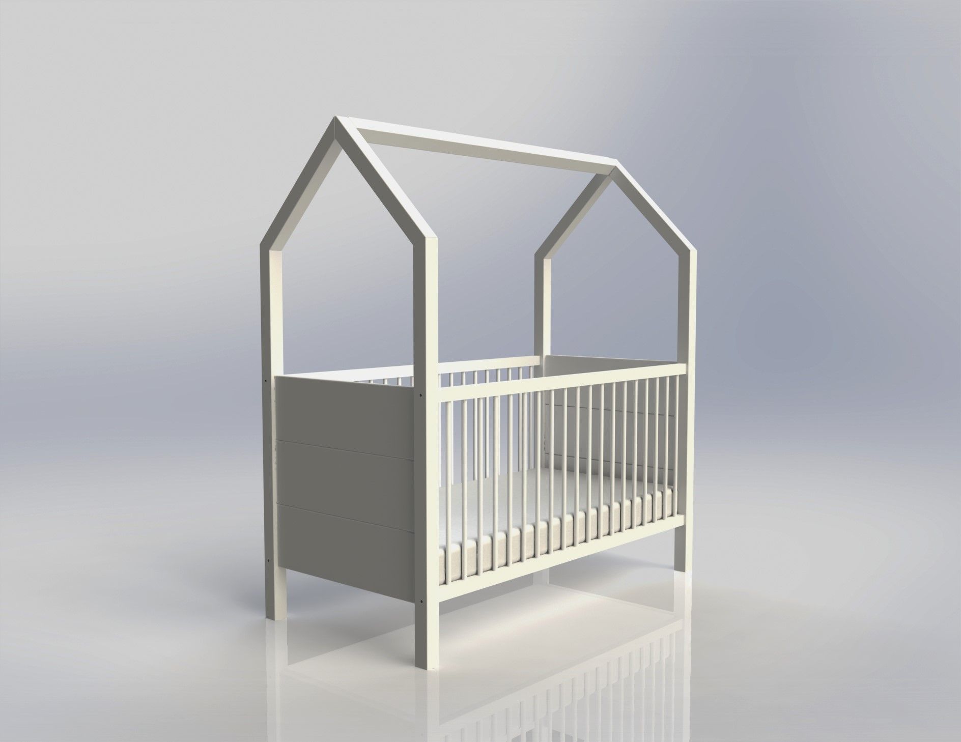 Babybett HOUSE