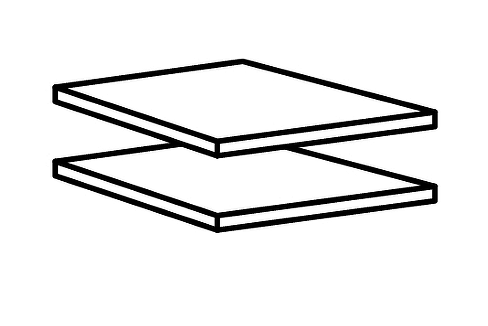 Einlegeböden im 2er-Set 994