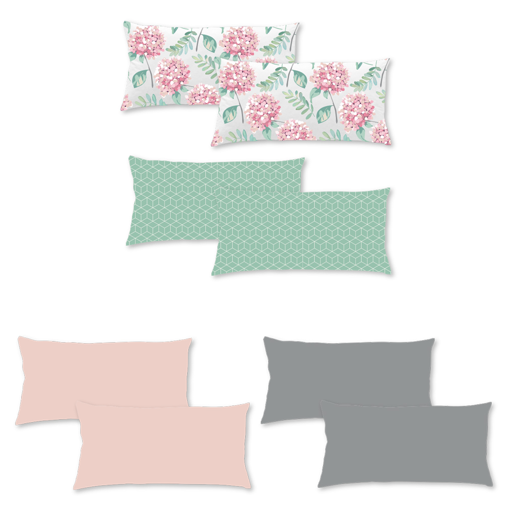 Kissenhülle 2er Pack 40x80cm Modern