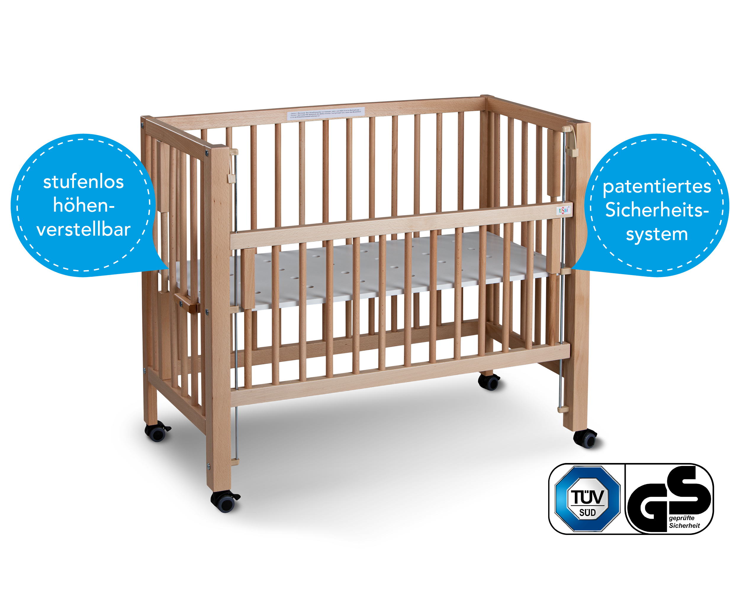 Beistellbett / Anstellbett SOPHIE Beistellbett / Anstellbett SOPHIE