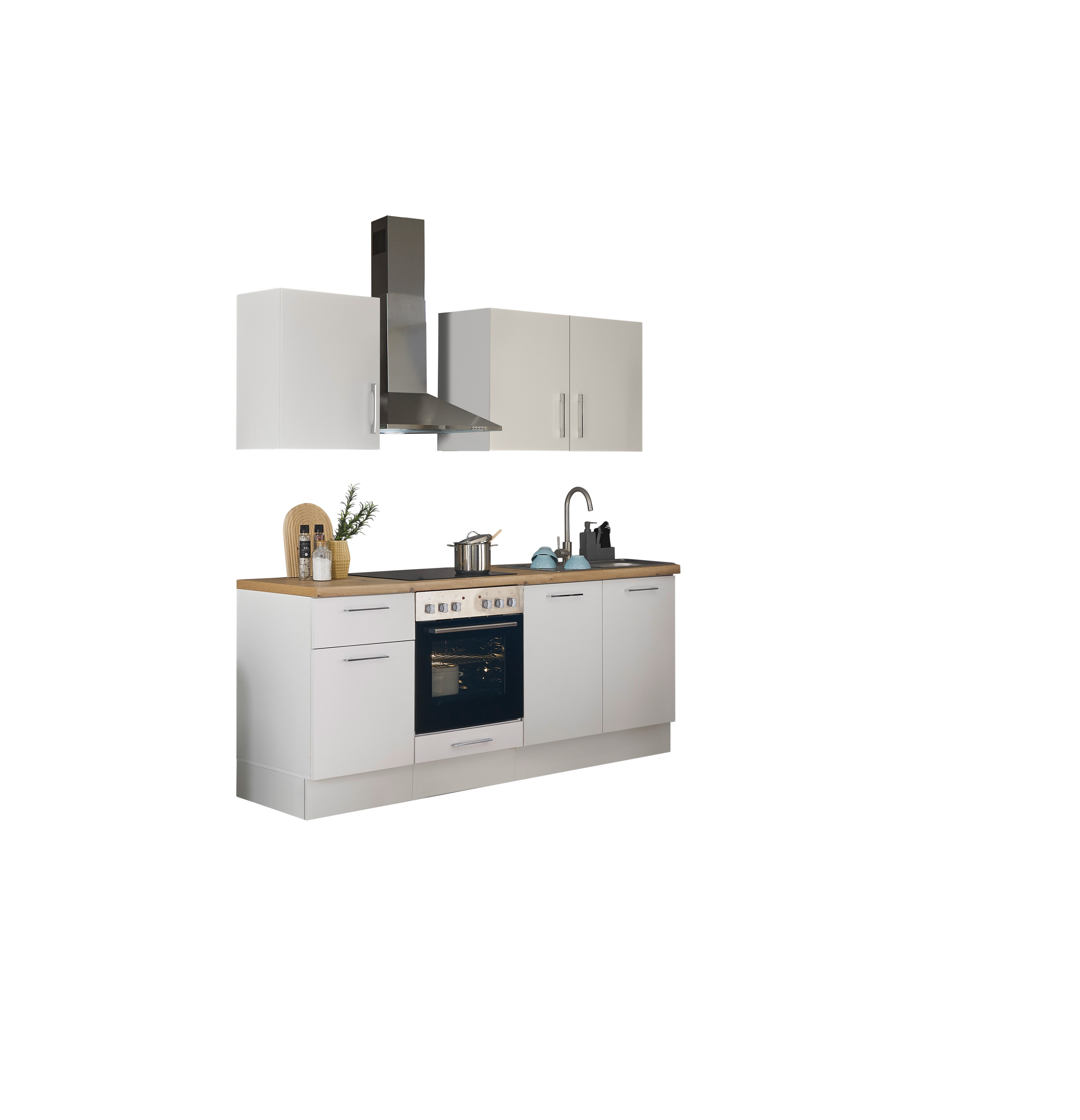 Küchenblock mit E-Geräten CORNWALL (Zeile) II Küchenblock mit E-Geräten CORNWALL (Zeile) II