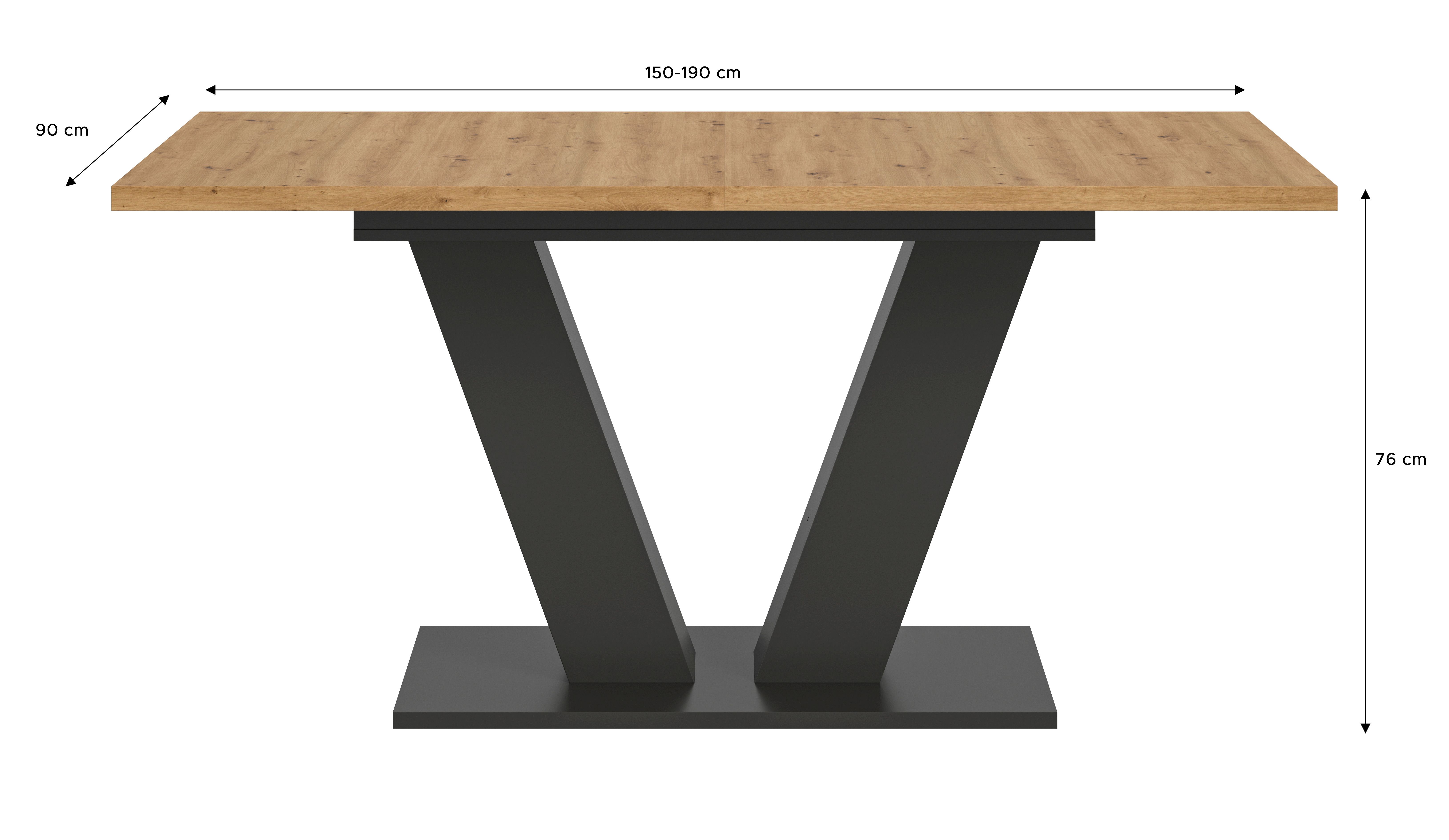 Ausziehbarer Esstisch MOTION Ausziehbarer Esstisch MOTION