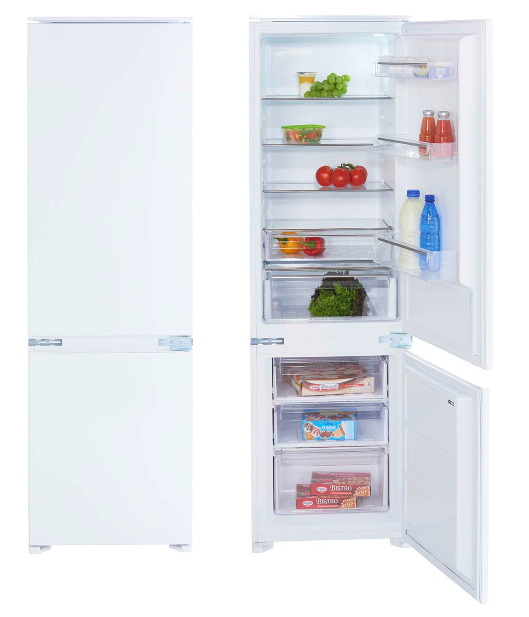 Küchenblock mit E-Geräten CORNWALL (Zeile-Geschirrspüler-Kühlschrank) IV