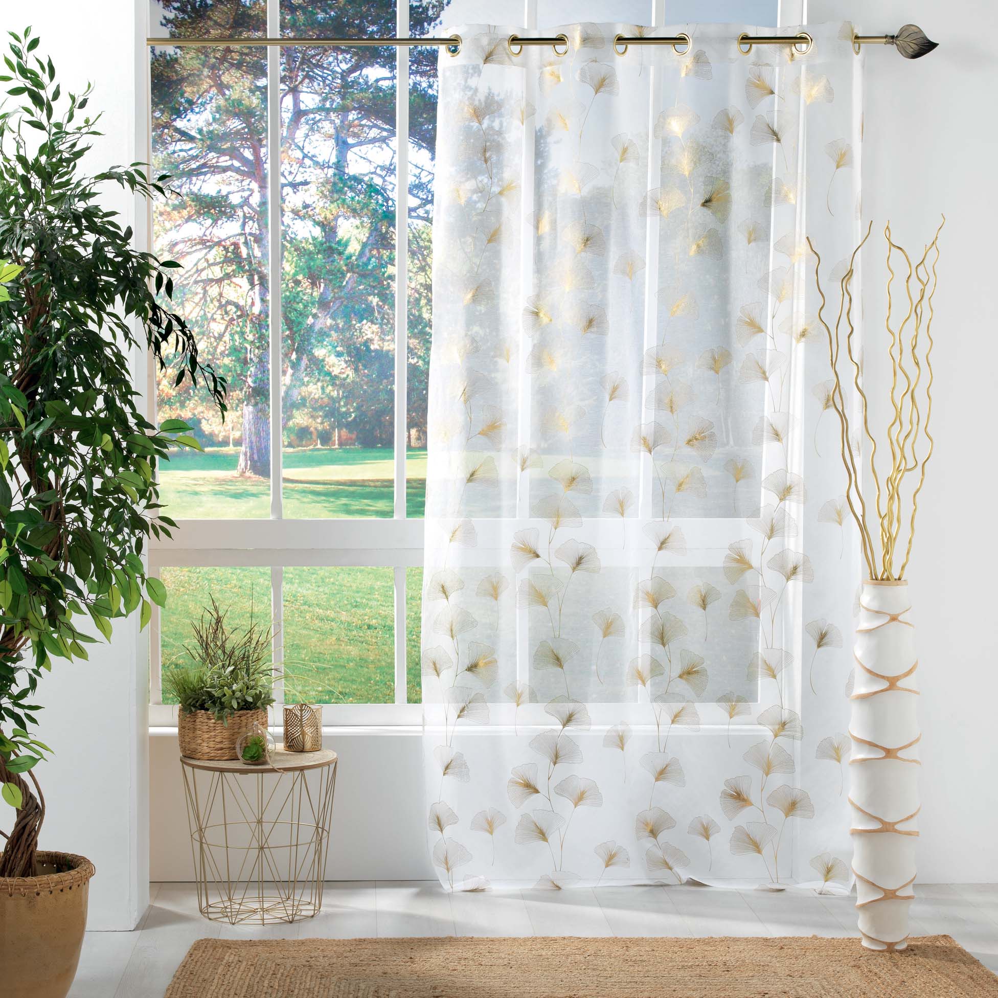 Gardine mit Öesen GINKO Gardine mit Öesen GINKO