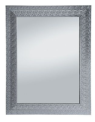 Rahmspiegel  50x70 cm silber