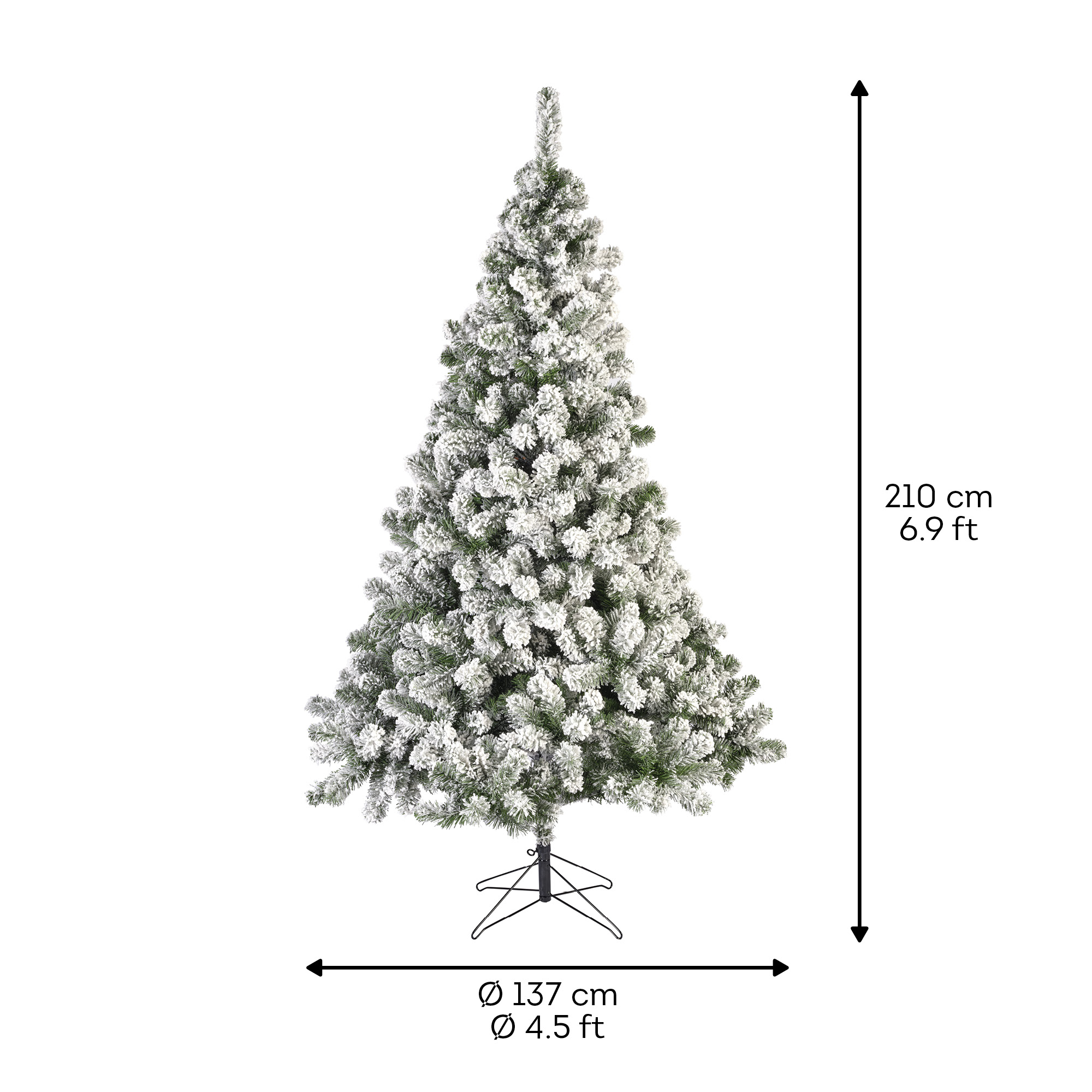 Tannenbaum 180cm beschneit IMPERIAL KIEFER