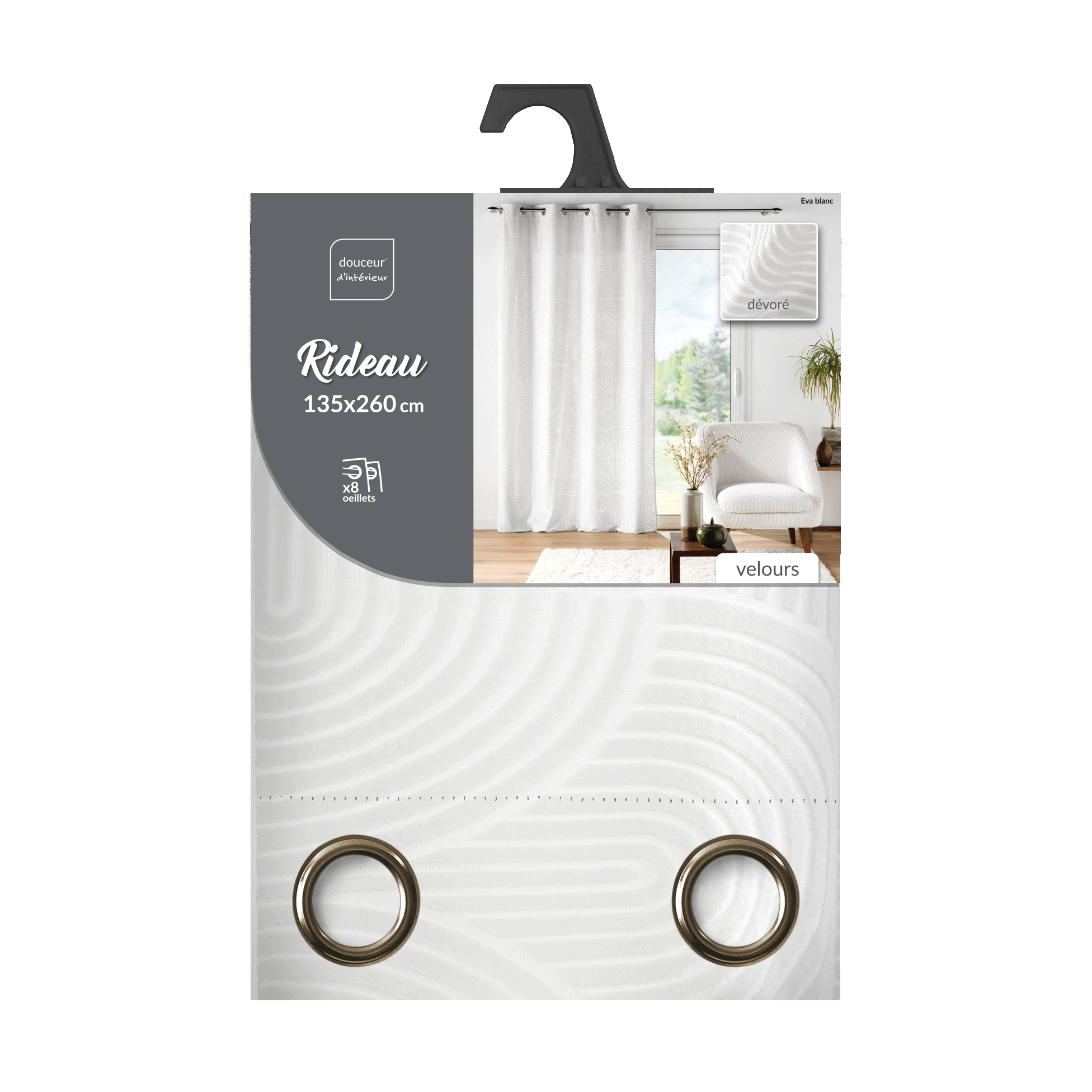 Gardine mit Öesen EVA Gardine mit Öesen EVA