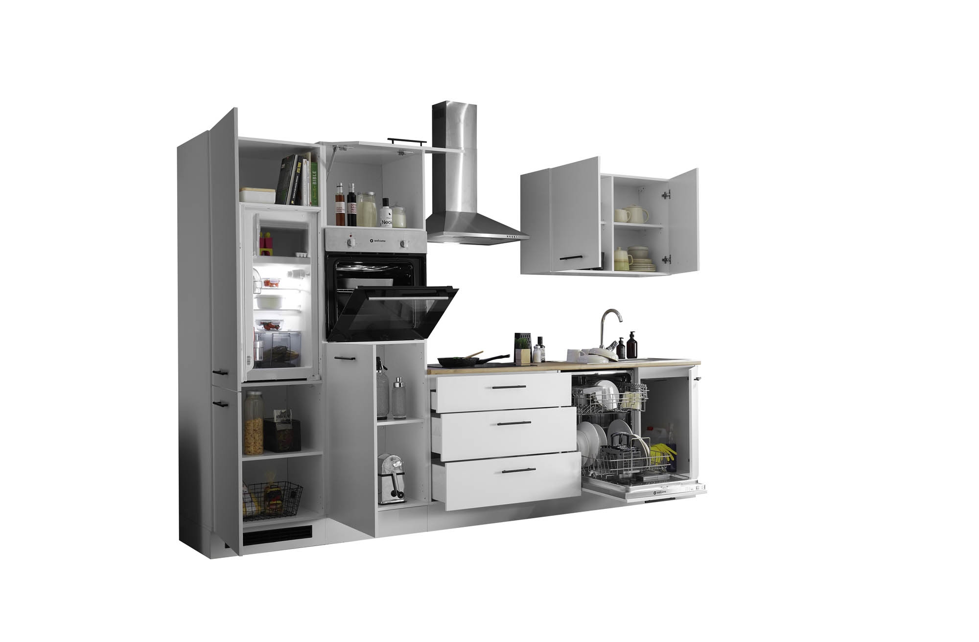 Küchenblock mit Elektrogeräten TIROL Küchenblock mit Elektrogeräten TIROL