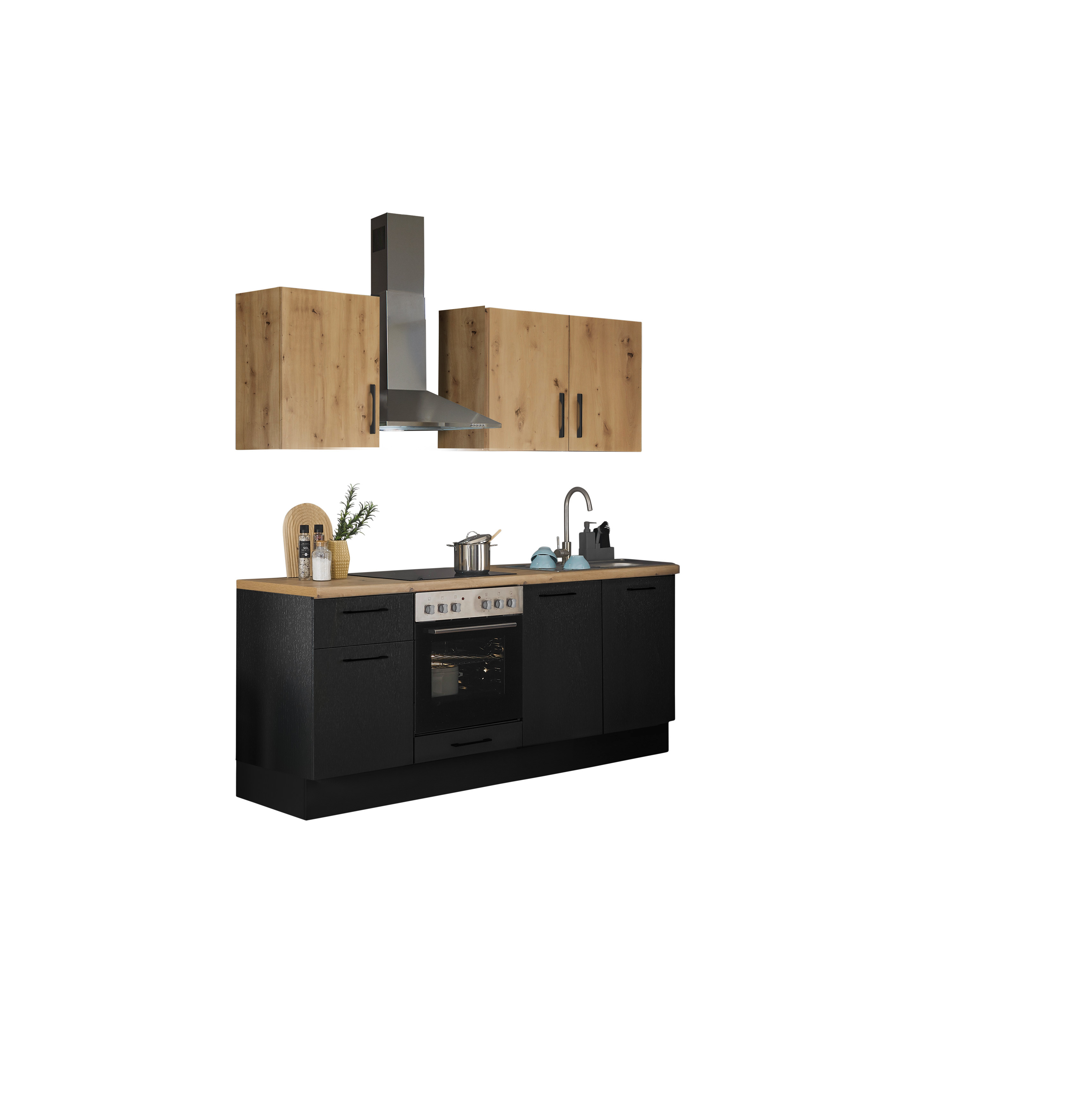 Küchenblock mit E-Geräten CORNWALL (Zeile) III Küchenblock mit E-Geräten CORNWALL (Zeile) III