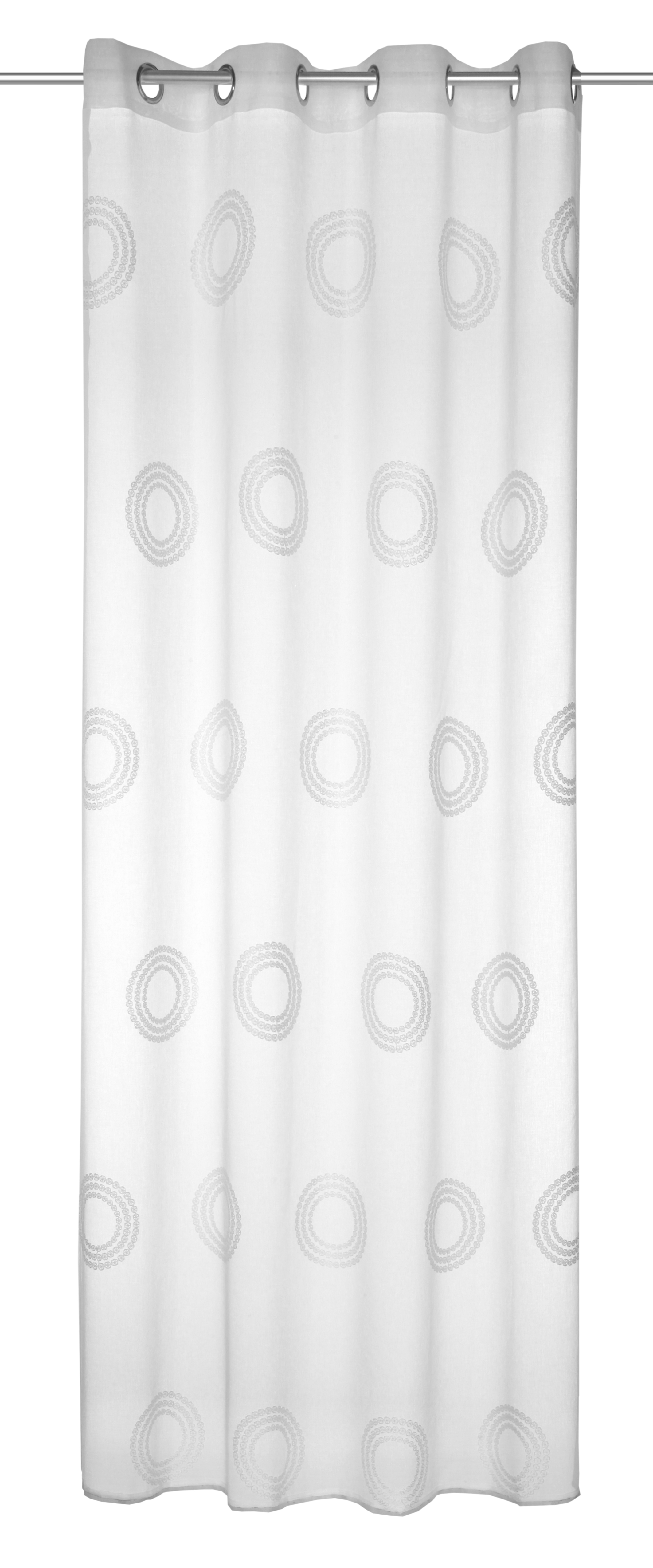 Ösenschal 245x135 cm weiß MAKADI