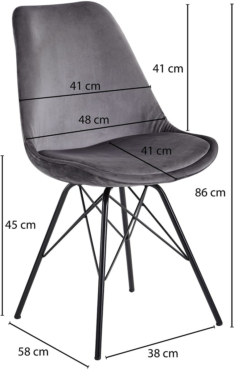 Esszimmerstuhl 2er-Set WOHNLING Esszimmerstuhl 2er-Set WOHNLING
