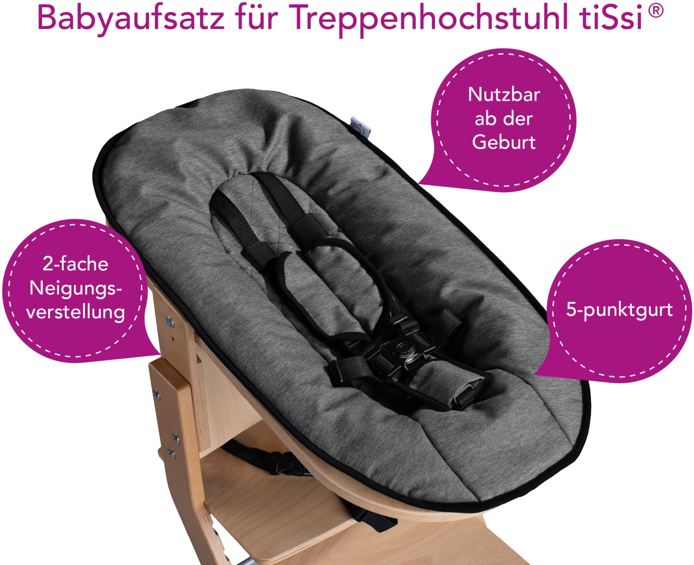 Babyschale für Treppenhochstühle 100283