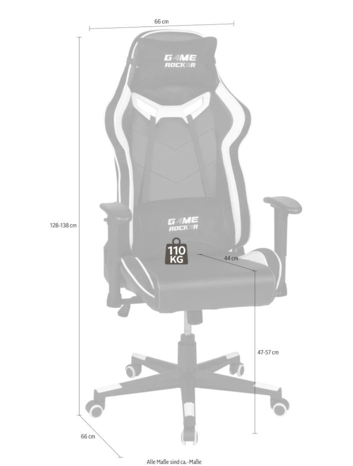 Gaming/Schreibtischstuhl GAME-ROCKER G-30 Gaming/Schreibtischstuhl GAME-ROCKER G-30