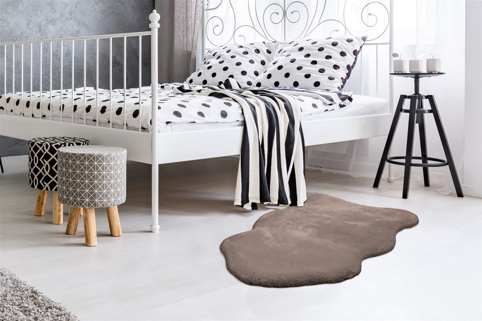 Teppich  RABBIT LIGHT SHEEPSKIN 825 Teppich  RABBIT LIGHT SHEEPSKIN 825