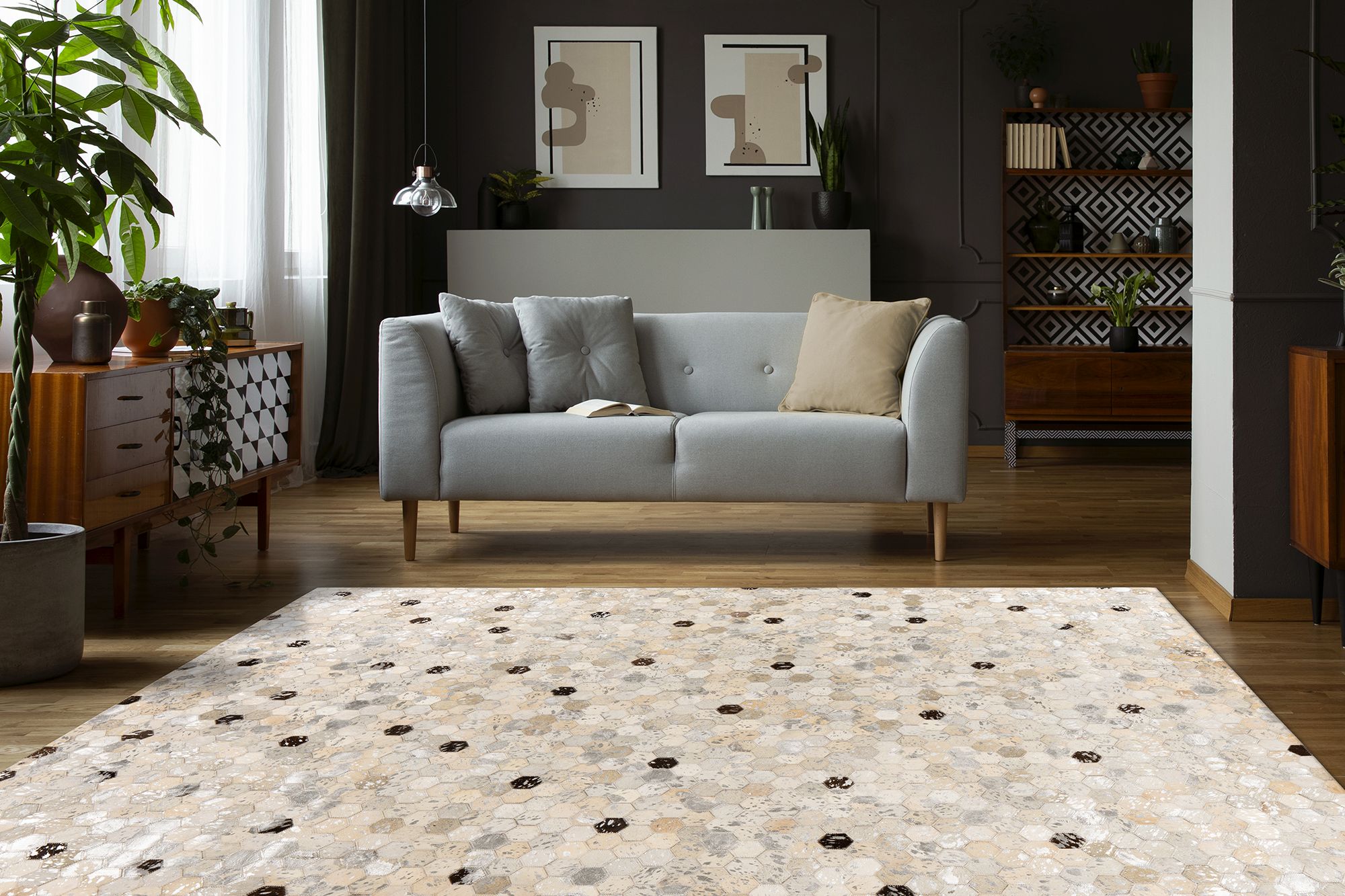 Lederteppich LAVIN 1025 Lederteppich LAVIN 1025