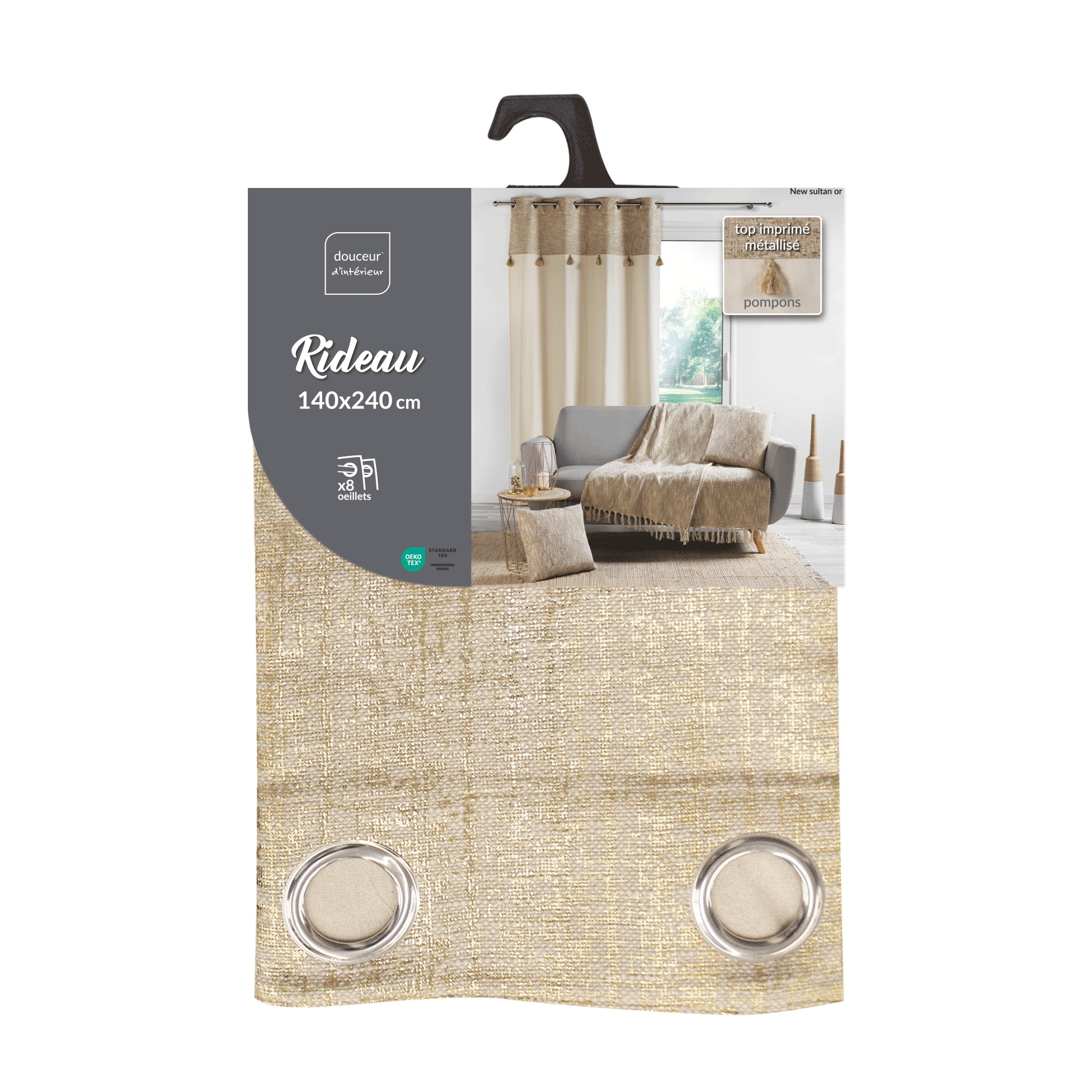 Gardine mit Öesen SULTAN Gardine mit Öesen SULTAN