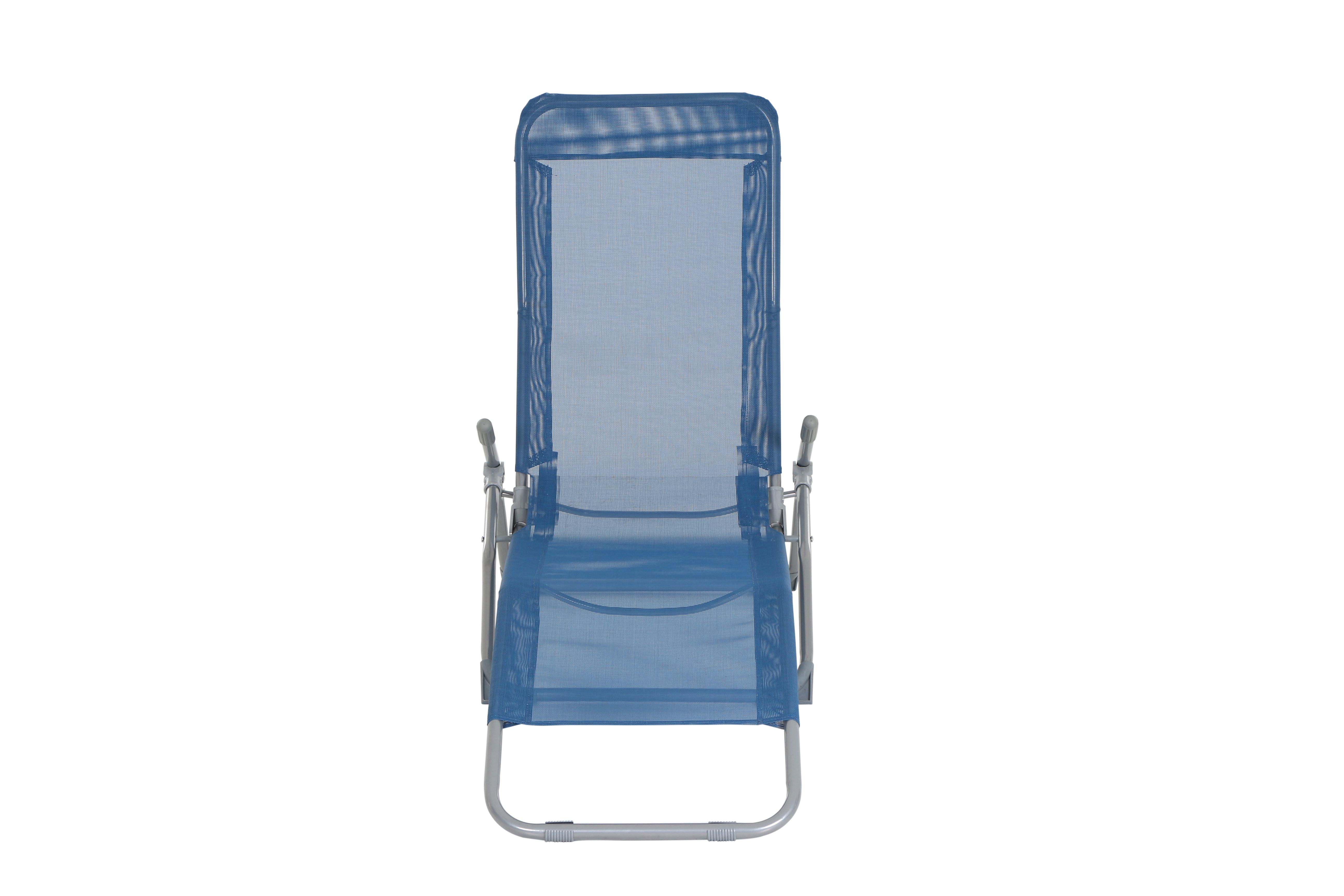 Tilclin blue online metal rocker chair