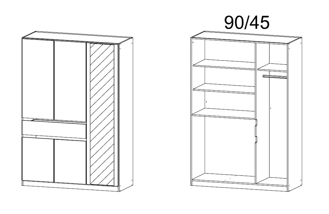 Drehtürenschrank TÜBINGEN Drehtürenschrank TÜBINGEN