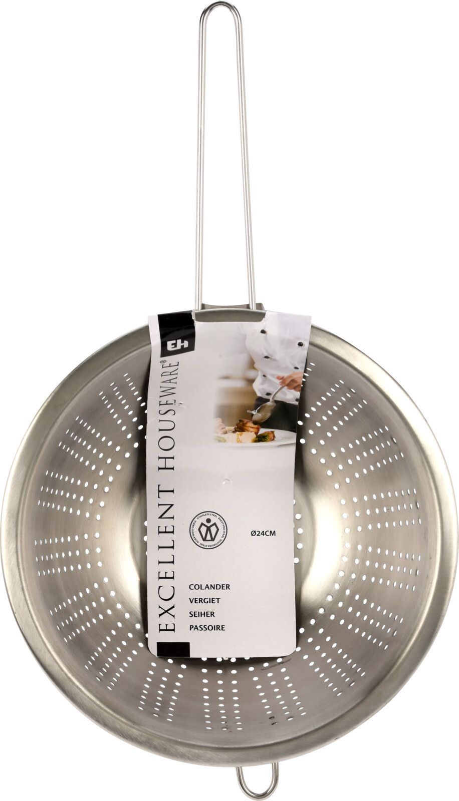 Seiher mit Griff EDELSTAHL Seiher mit Griff EDELSTAHL