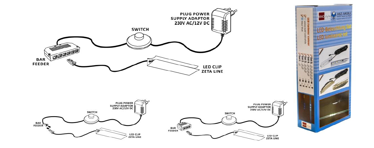 LED-Beleuchtung 2er-Set 10002241