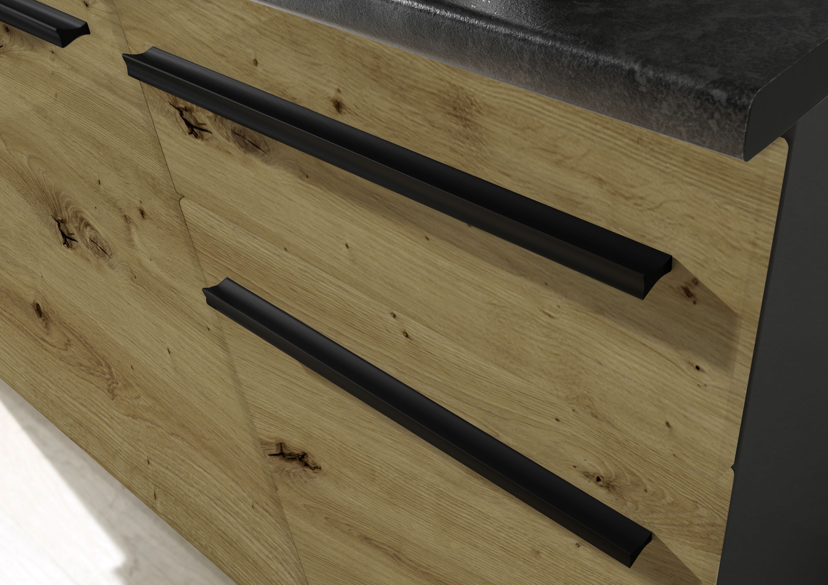 Küchenblock  JAZZ SINGLE Z 160 Eiche Küchenblock  JAZZ SINGLE Z 160 Eiche