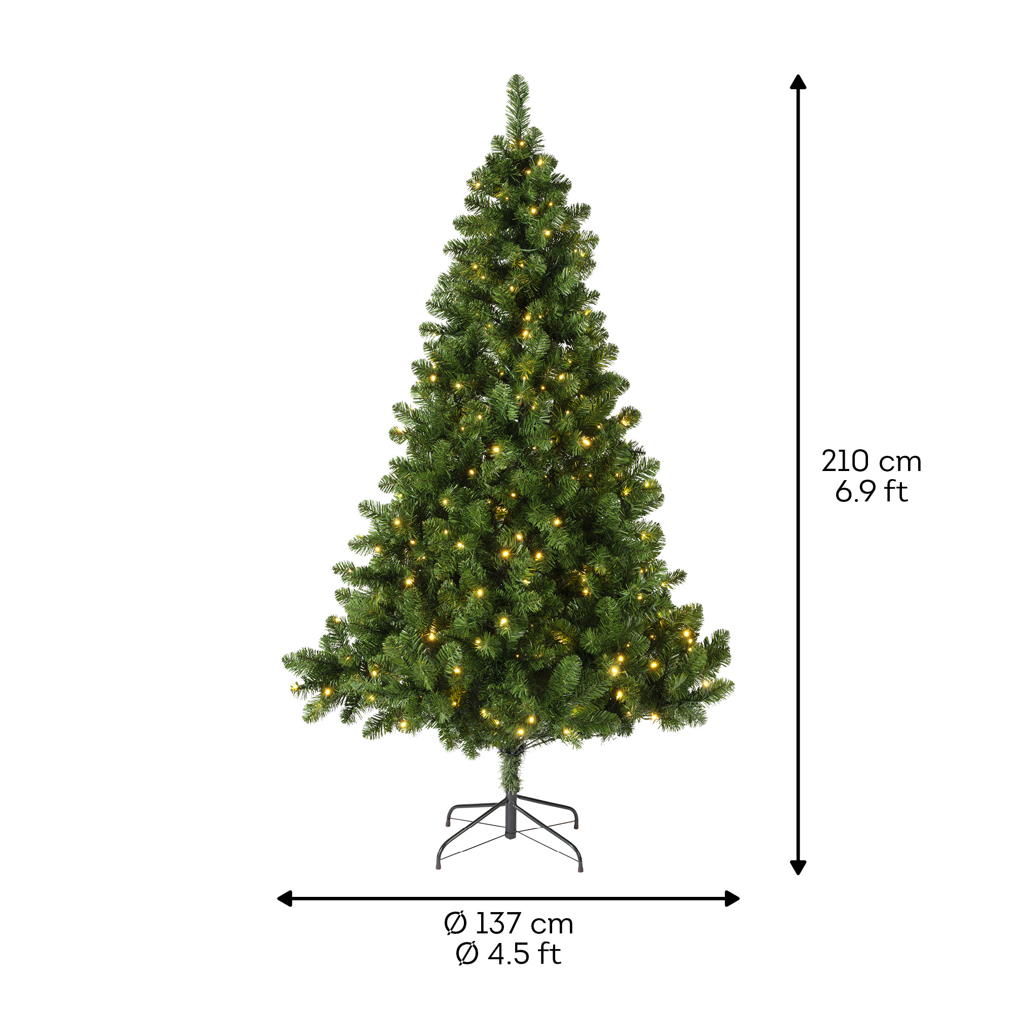 Tannenbaum 180cm mit LED Lichterkette IMPERIAL KIEFER Tannenbaum 180cm mit LED Lichterkette IMPERIAL KIEFER