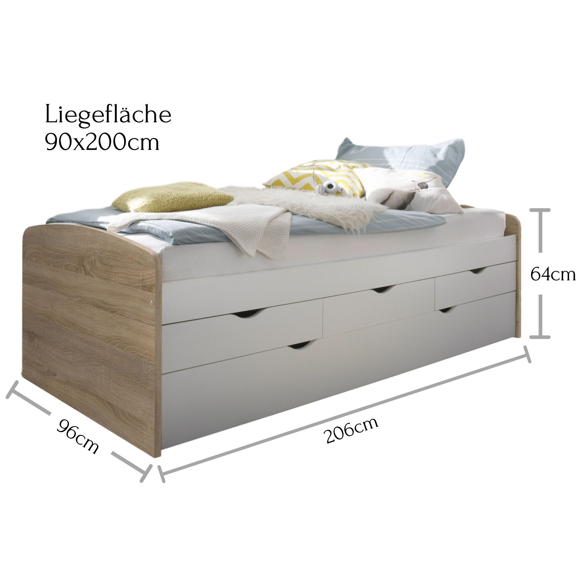 KOJENBETT 90 x 200 cm NESSI KOJENBETT 90 x 200 cm NESSI