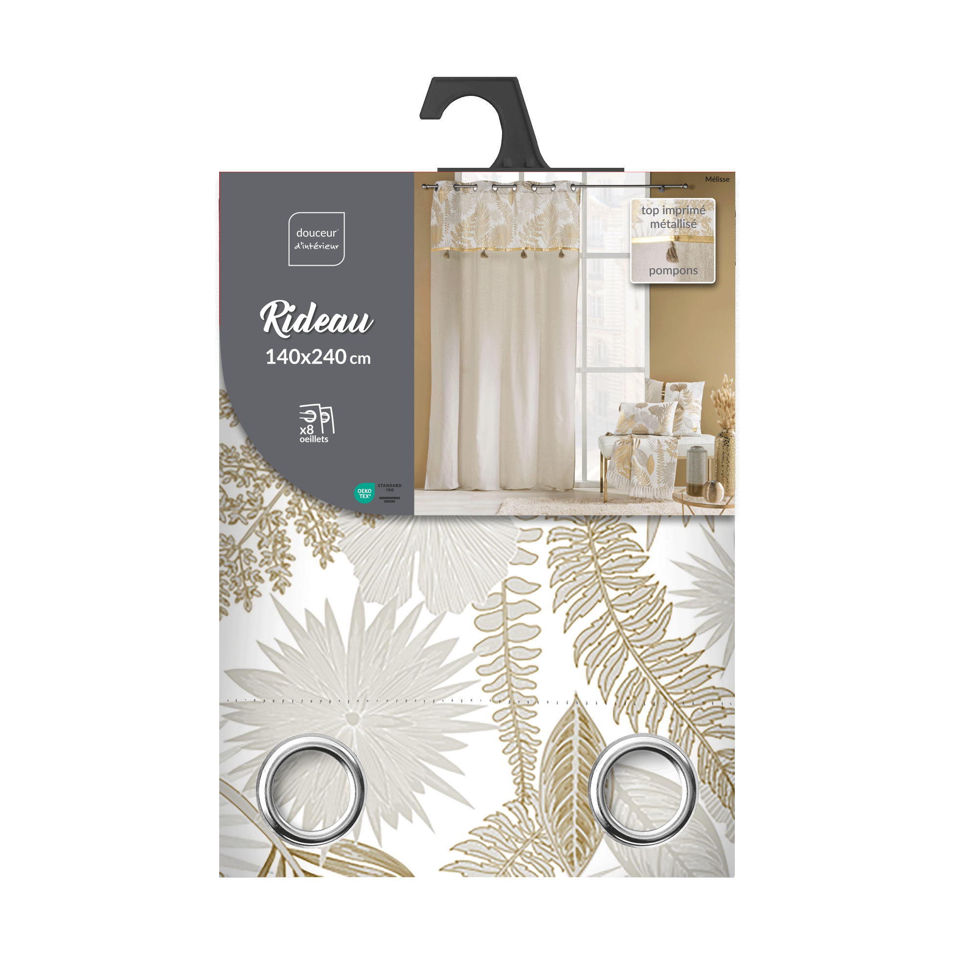 Gardine mit Öesen MELISSE Gardine mit Öesen MELISSE