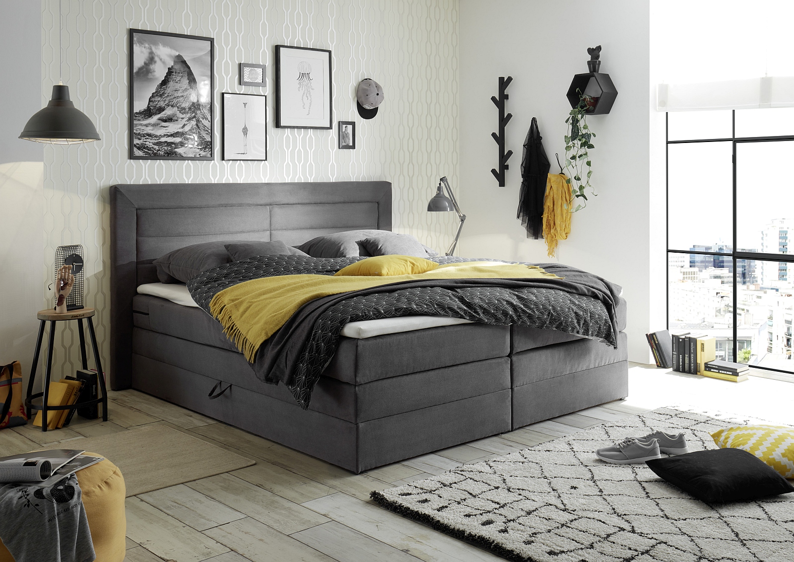 Boxspringbett 180 x 200 cm SABA 2