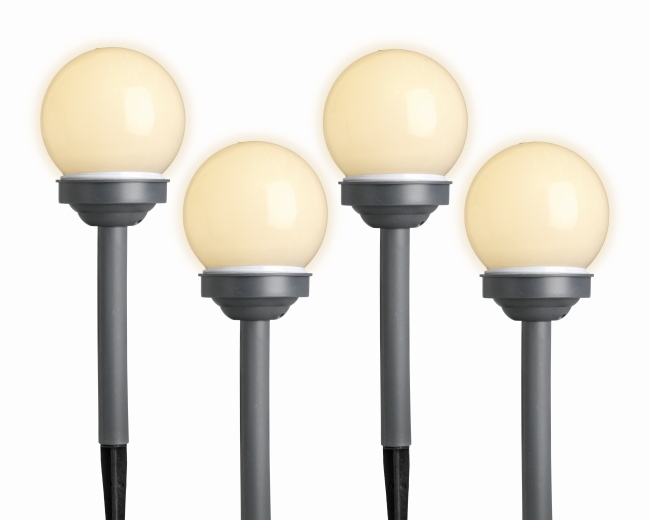 LED  Gartenstecker 4tlg.