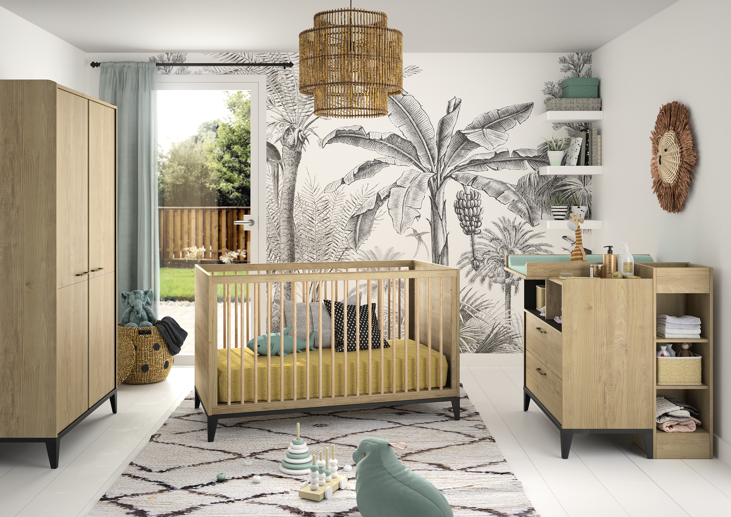 Babyzimmer 5-teilig AMARO