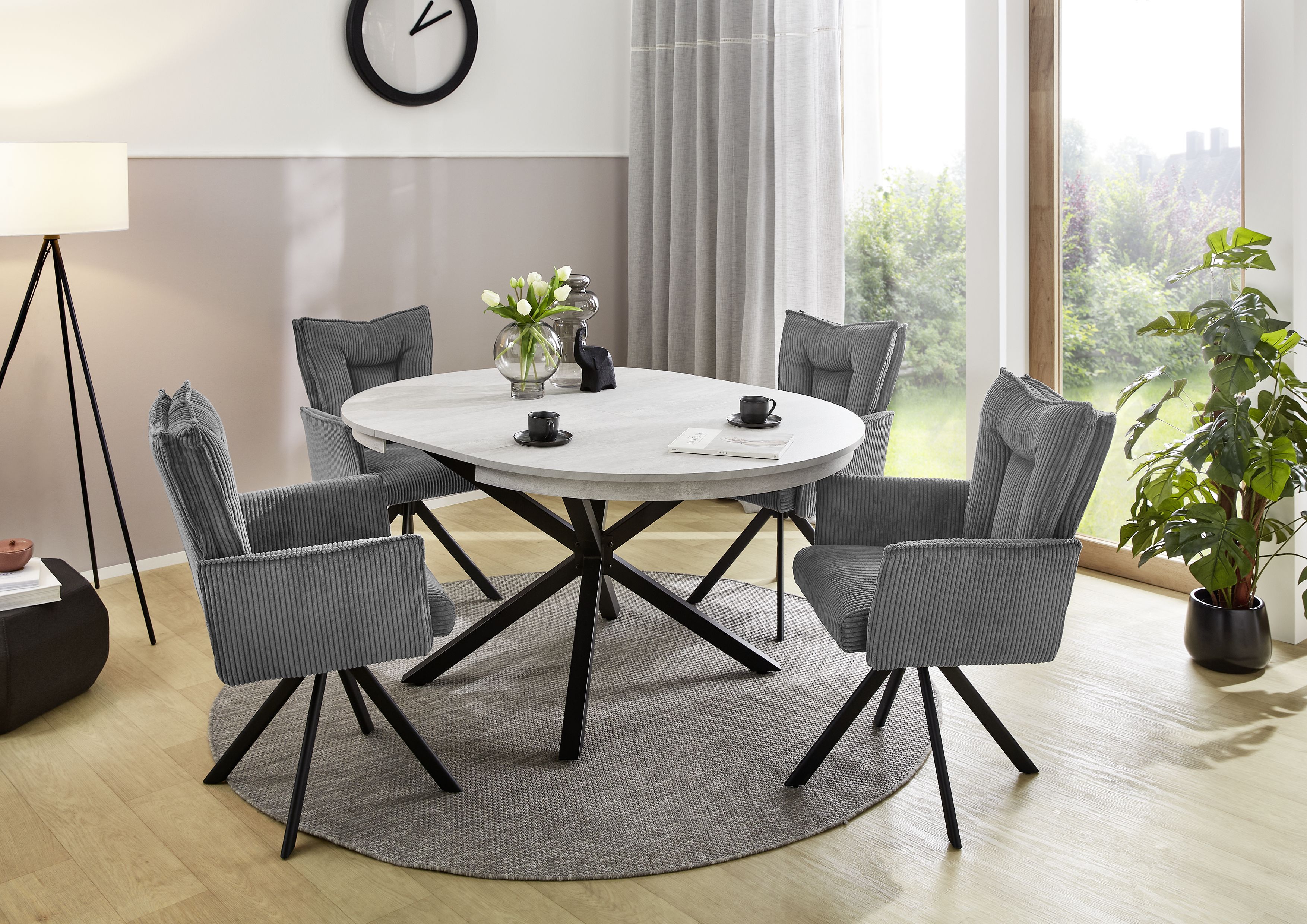 Ausziehbarer Esstisch OLBIA Ausziehbarer Esstisch OLBIA