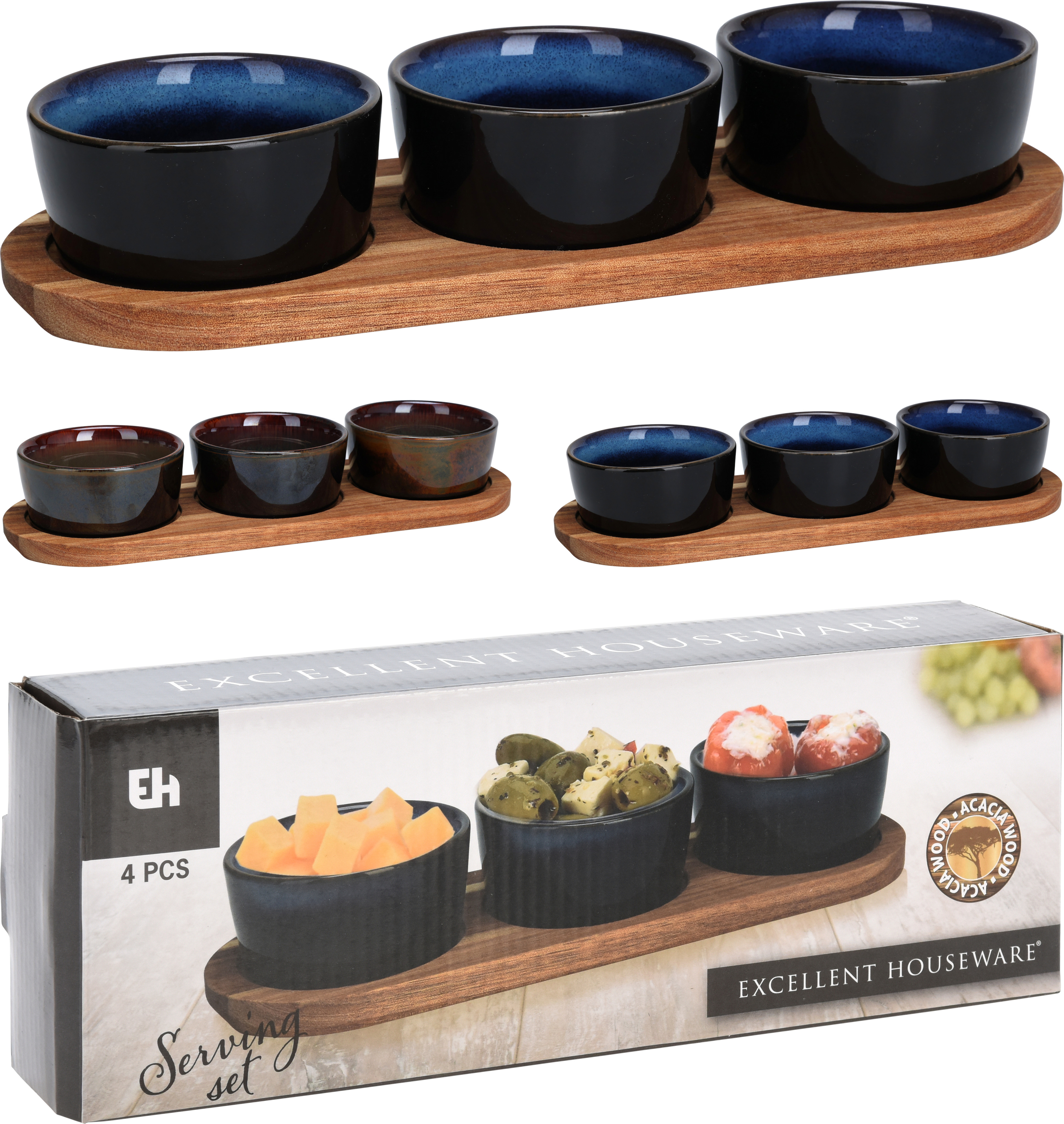 Servierschalenset 4tlg. EH Servierschalenset 4tlg. EH