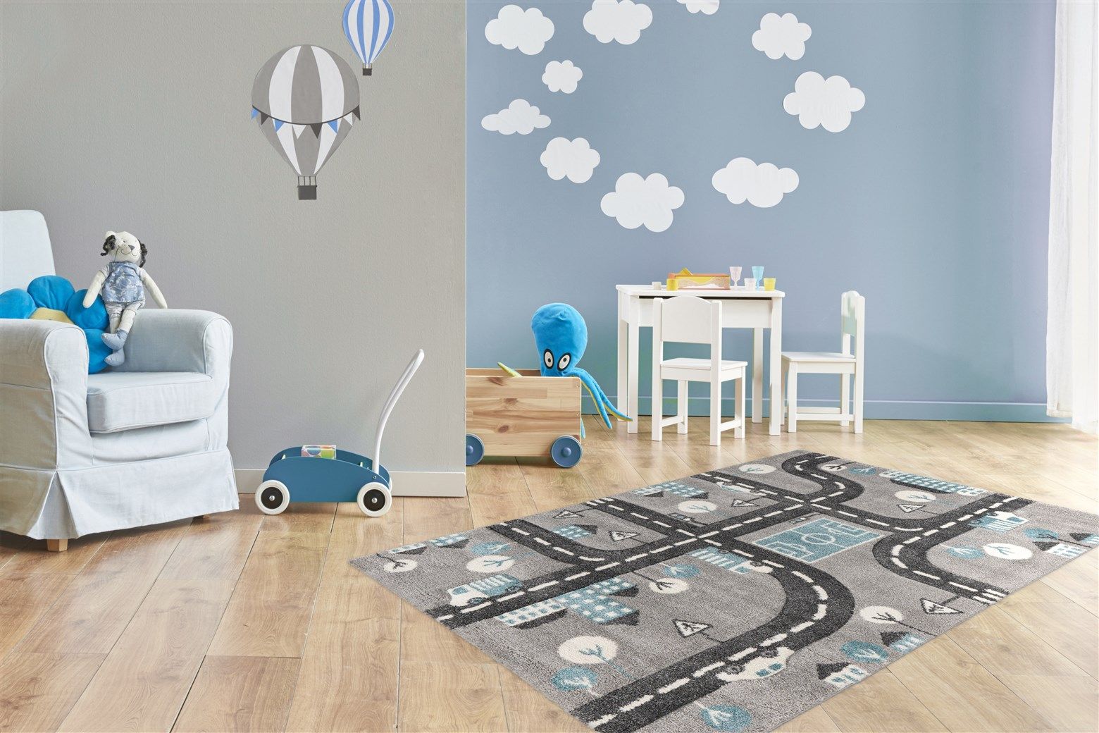 Kinderzimmer-Teppich AUSTRALIA-MARREE