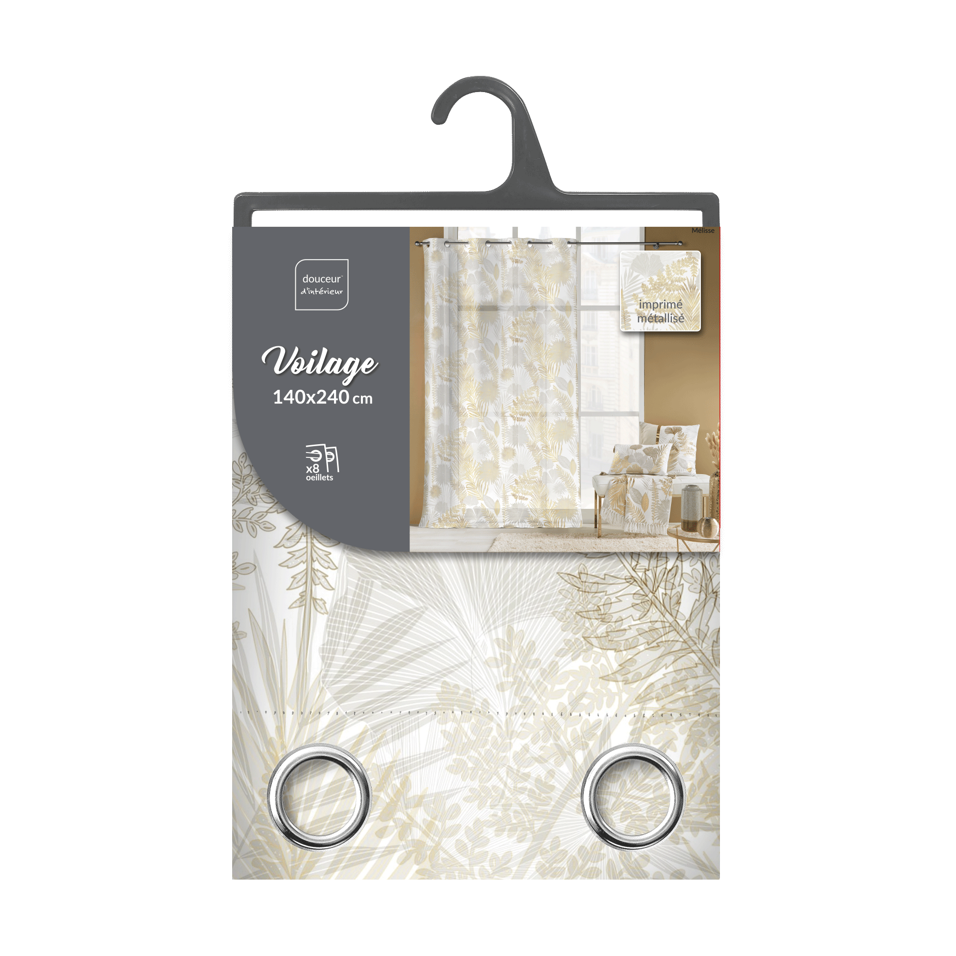 Gardine mit Öesen MELISSE Gardine mit Öesen MELISSE