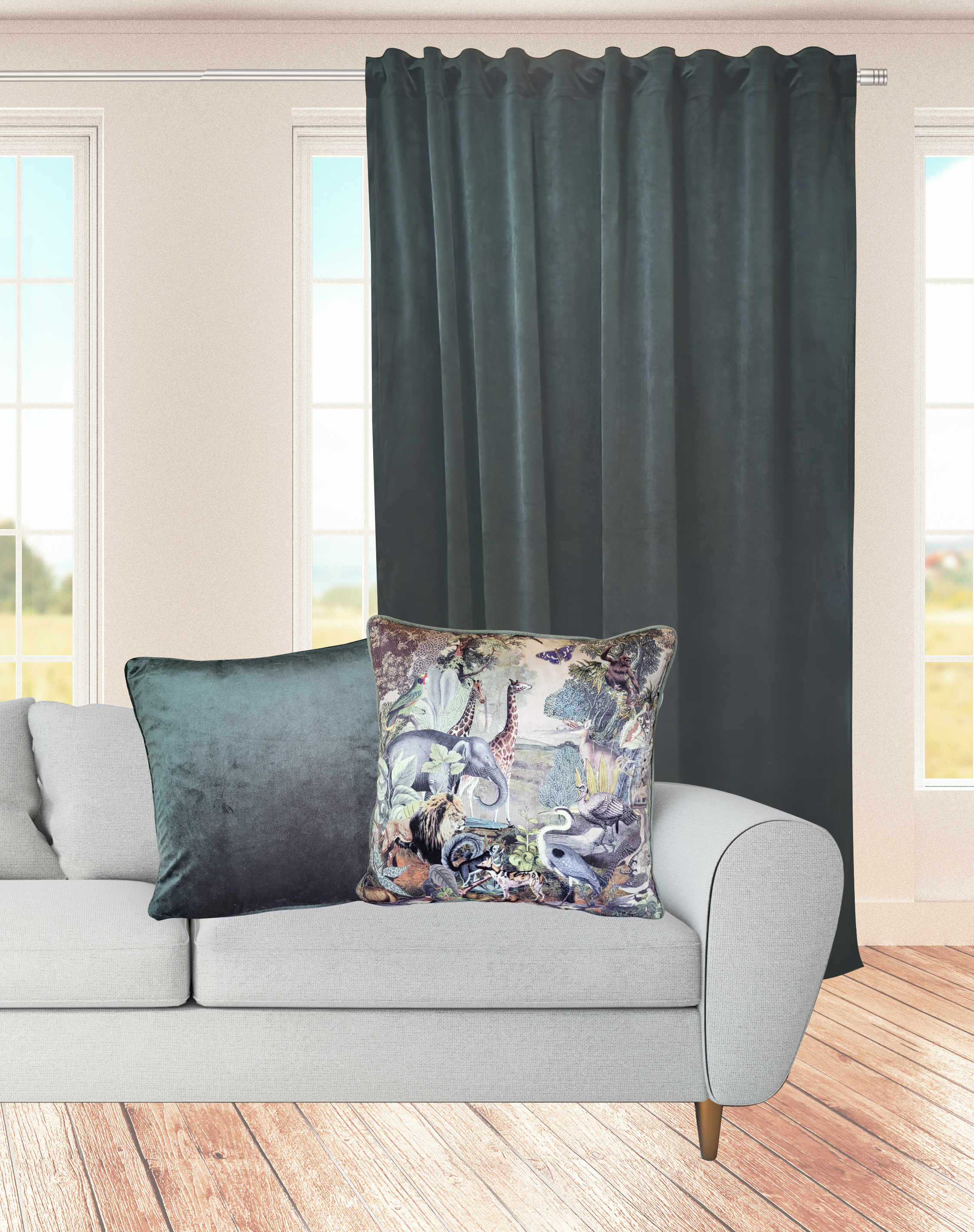 Vorhang verdeckte Schlaufe GABY Vorhang verdeckte Schlaufe GABY