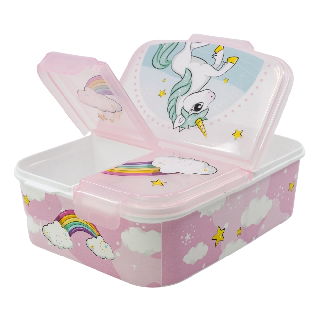 Multi Brotbox Einhorn RAINBOW