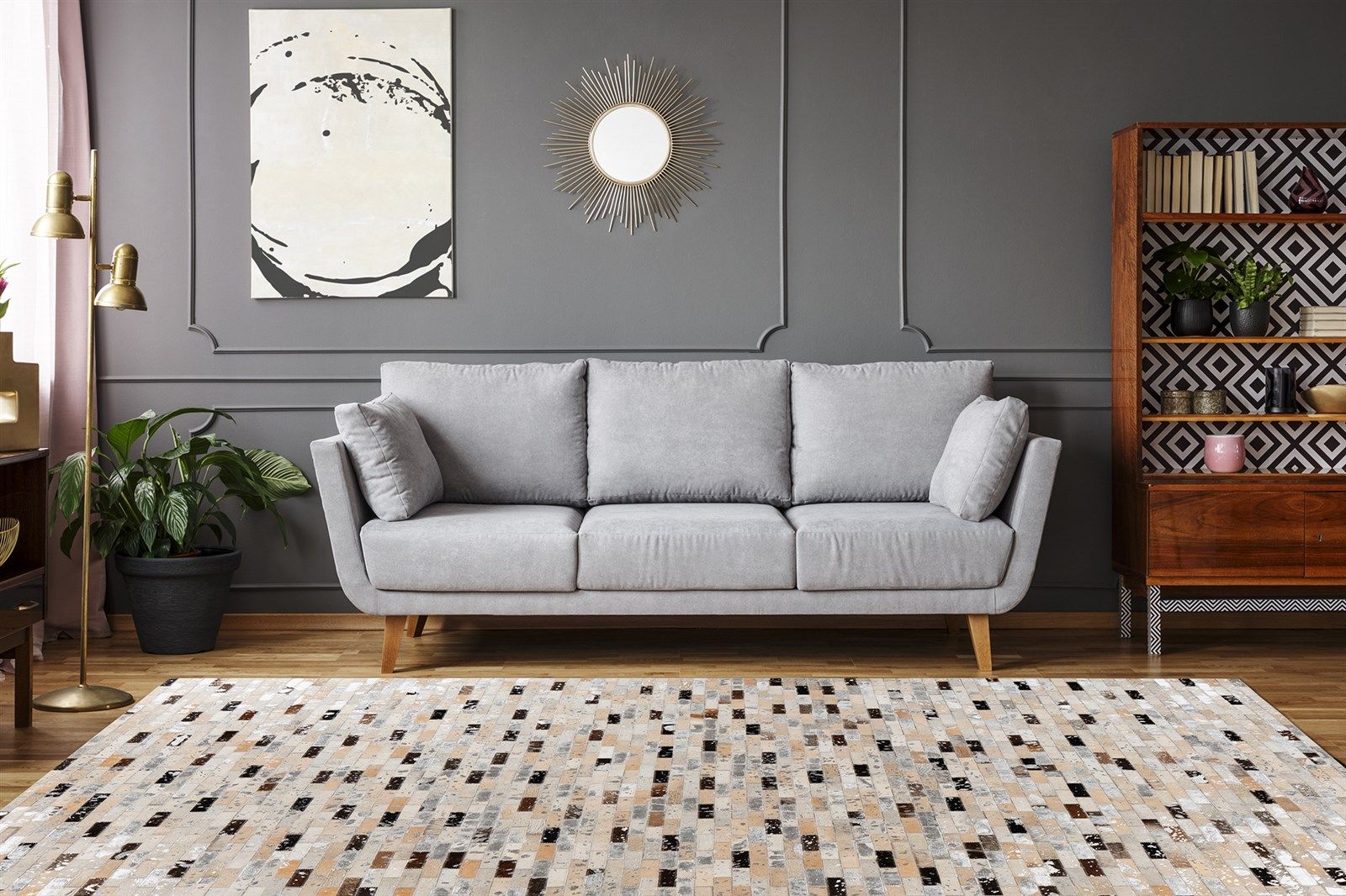 Lederteppich LAVIN 525 Lederteppich LAVIN 525