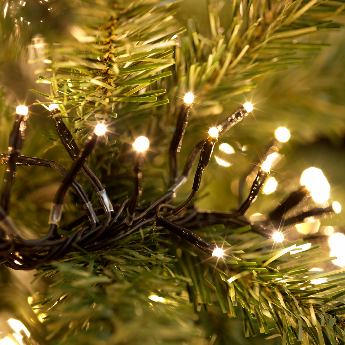 LED Cluster-Lichterkette 12m classic warm CHRISTMAS LIGHTS