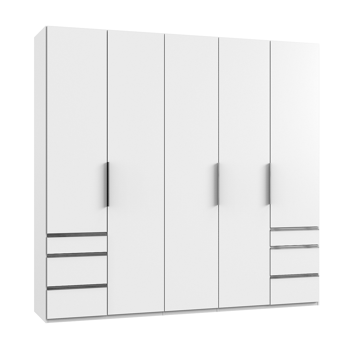 Drehtürenschrank LEVEL 36 A | weiss | 502338-2