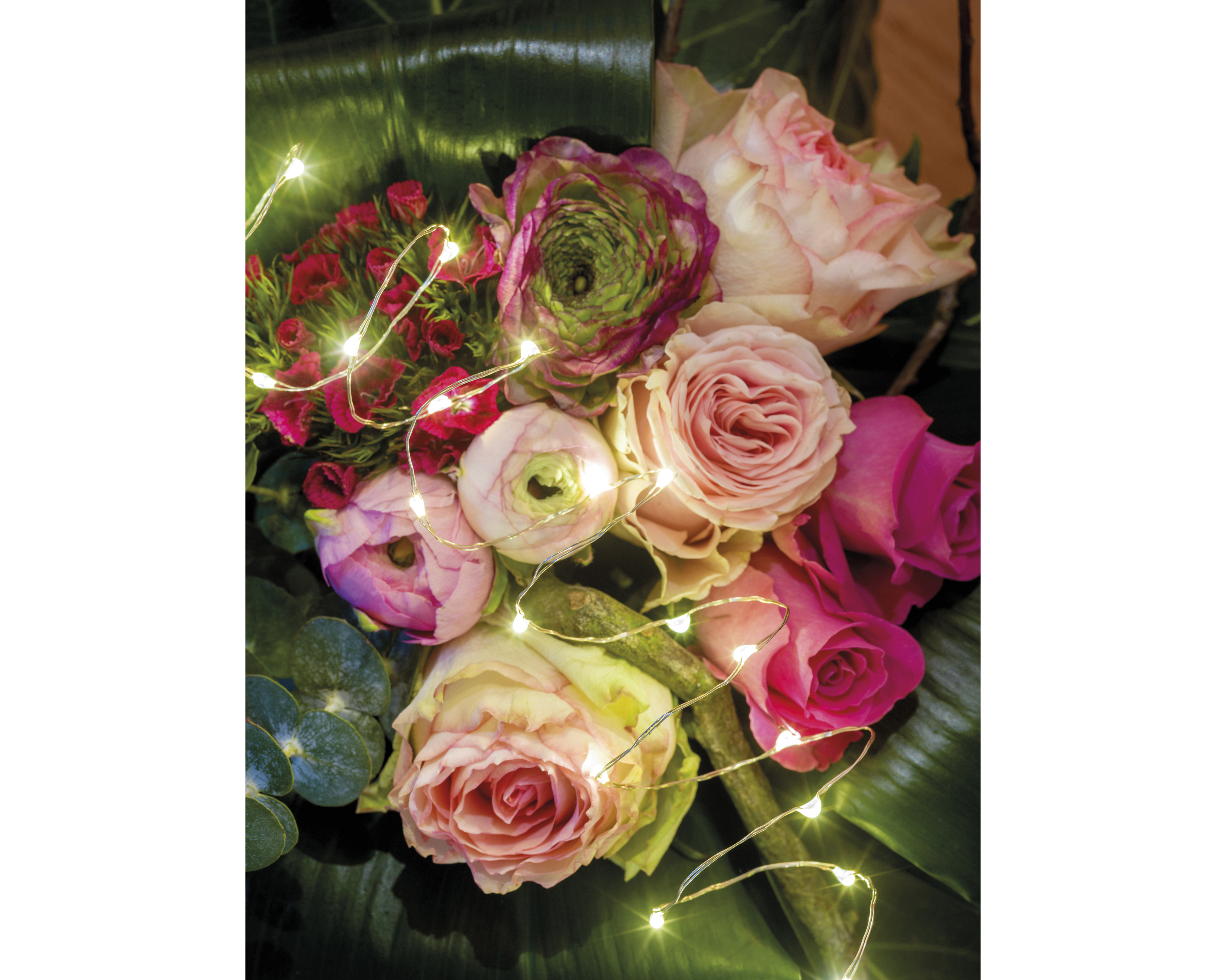 Micro LED Lichterkette  95cm warmweiß CHRISTMAS LIGHTS